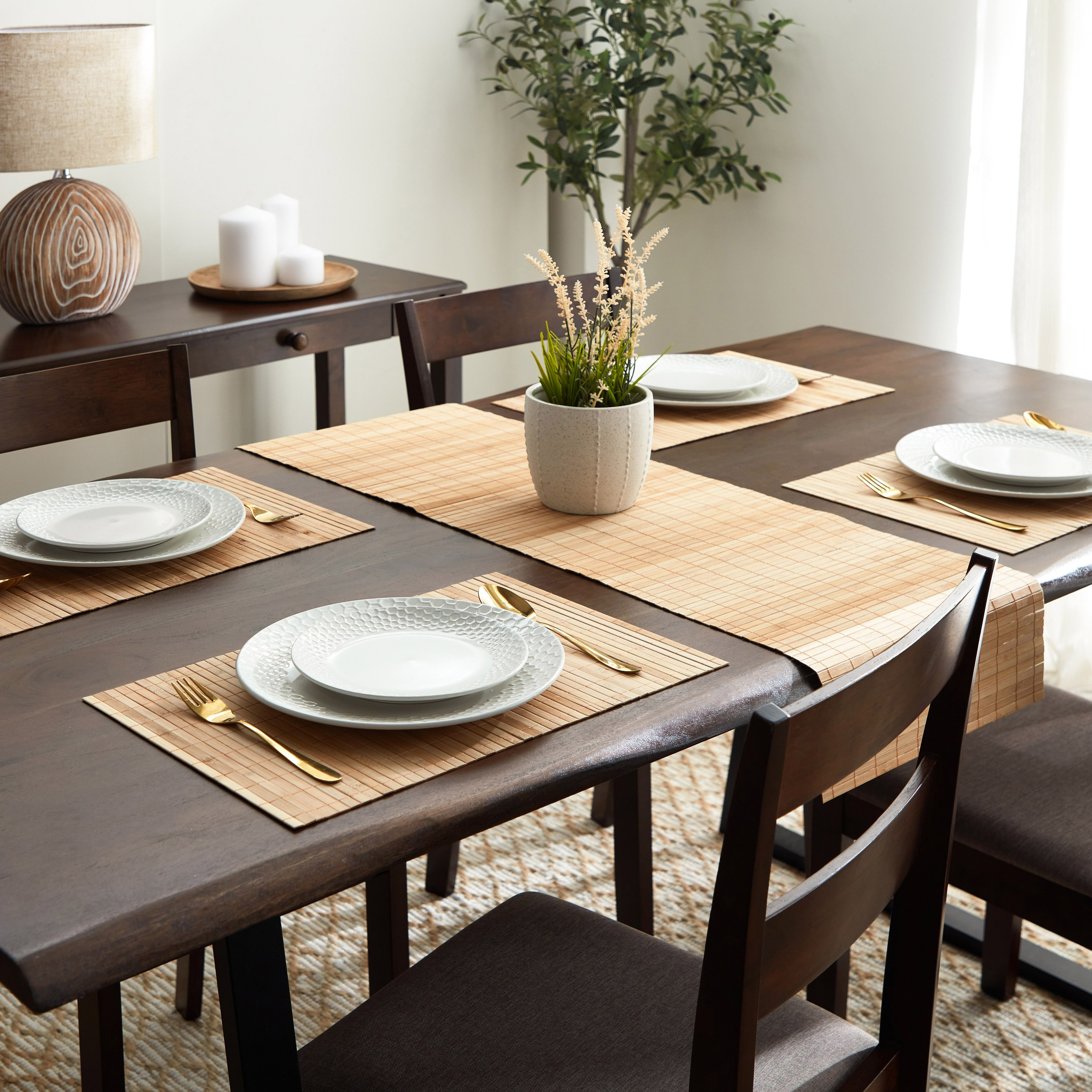 طقم لبادات صحون 4 قطع ليزا من بامبونا - 30x45 سم-hbxdecorandfurnishings-homefurnishings-tablelinens-image-5