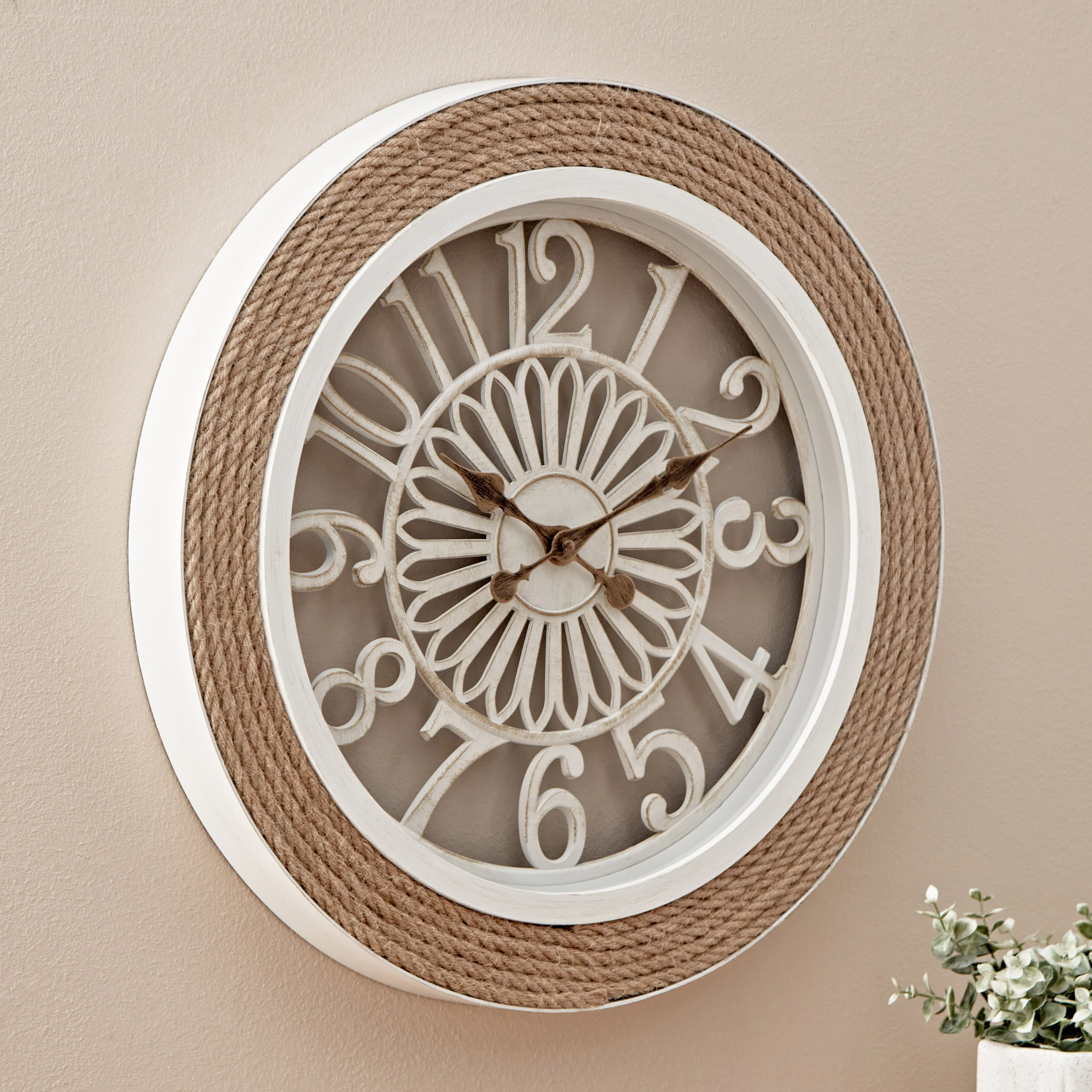 Saratoga Wall Clock with Hemp Rope Runway - 51x5.5 cm-PROMO_HB_AE_B1G1_250925-image-1