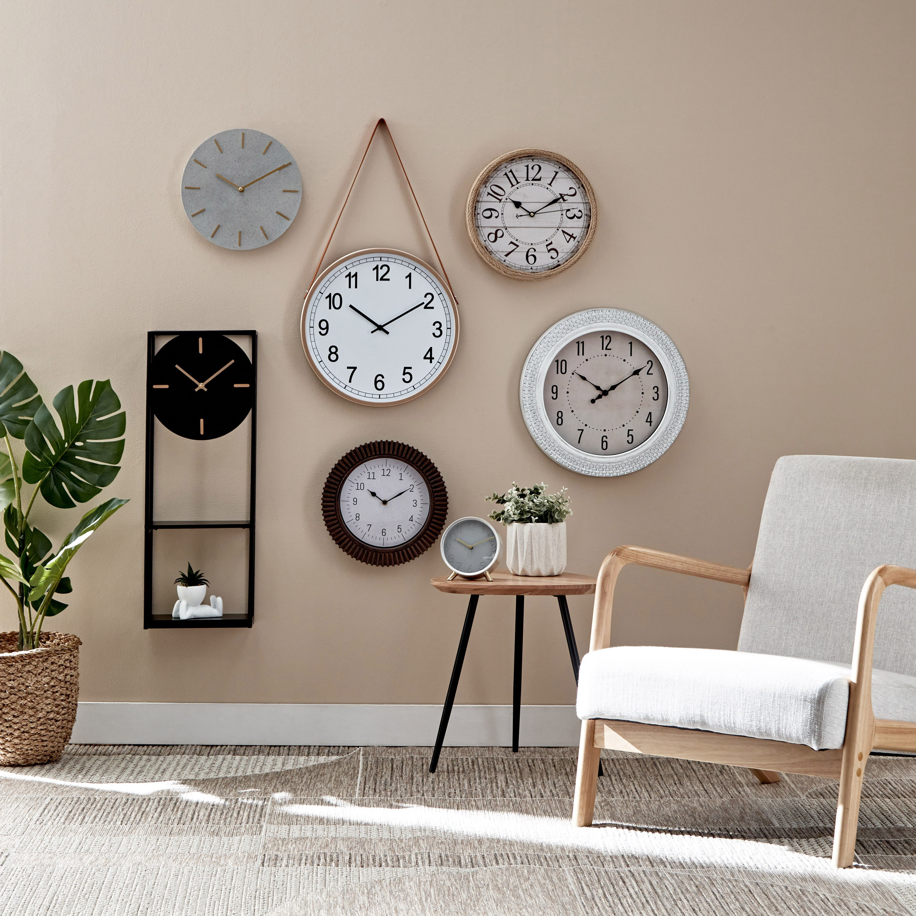 Saratoga Clock with Hemp Rope - 31.5x5.5 cm-hbxhomeware-hbxdecorandfurnishings-image-4