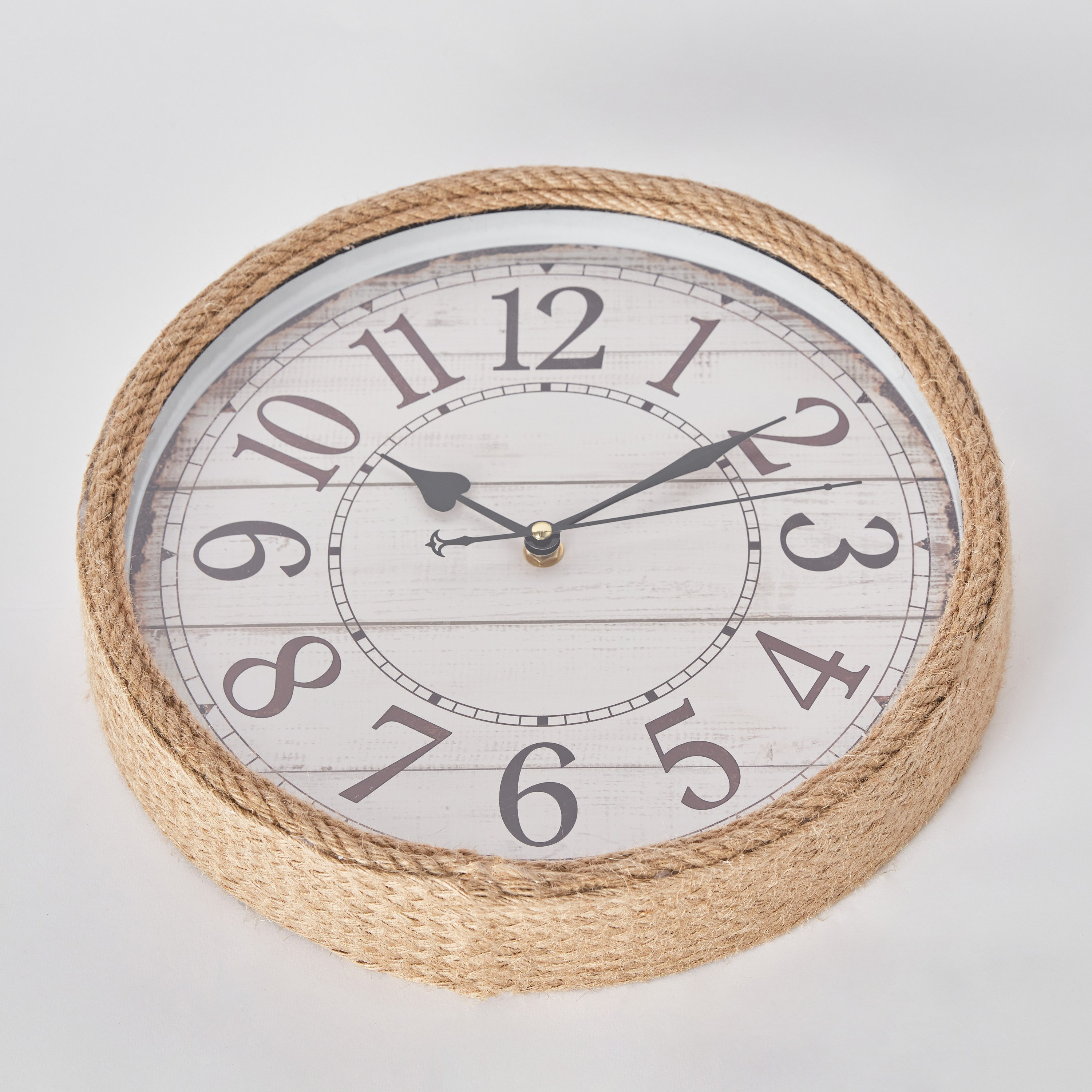 Saratoga Clock with Hemp Rope - 31.5x5.5 cm-hbxhomeware-hbxdecorandfurnishings-image-5