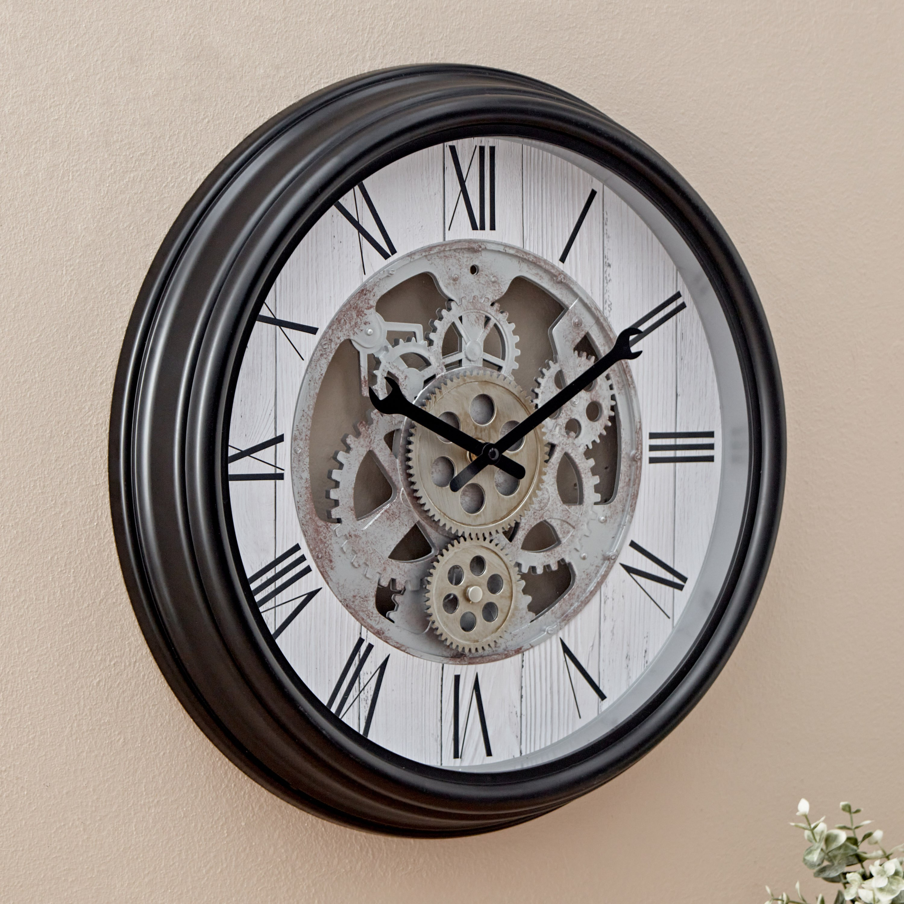 Saratoga Wall Clock - 45.5x6.5 cm-hbxhomeware-hbxdecorandfurnishings-image-1