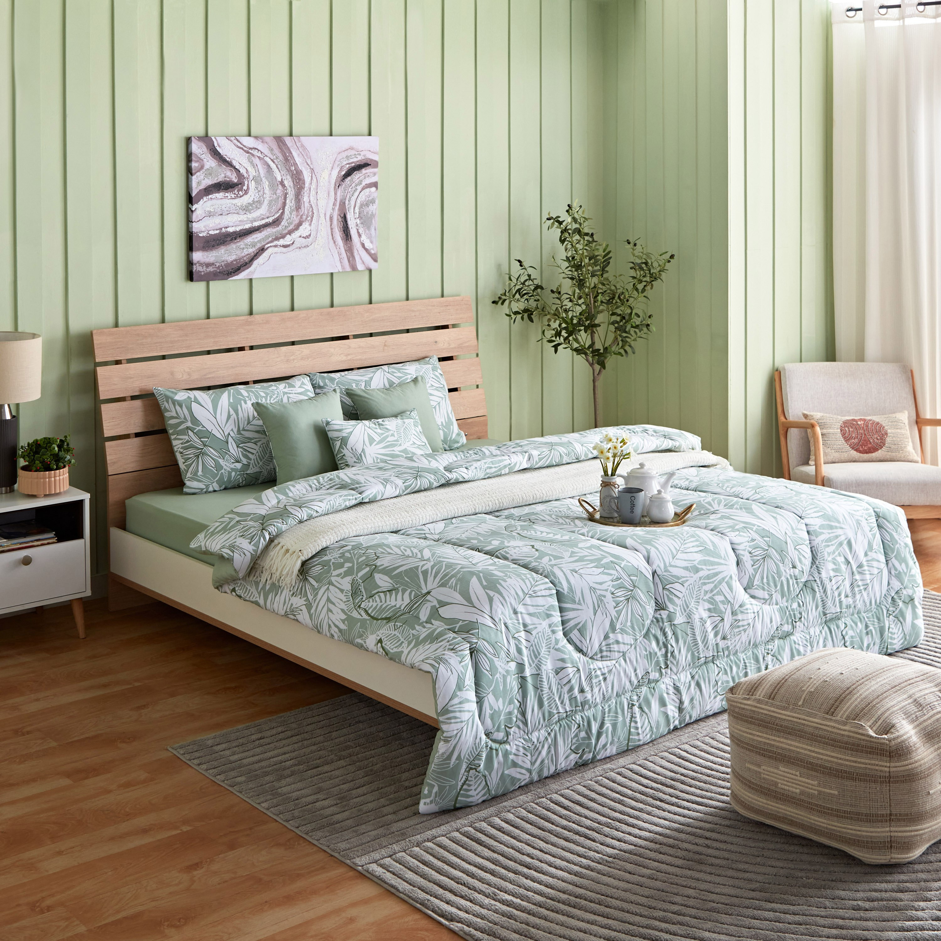 طقم لحاف كينج 7 قطن بطبعات ليكو من فالنسيا - 220x240 سم-hbxhomeware-bedding-bedinabag-image-11