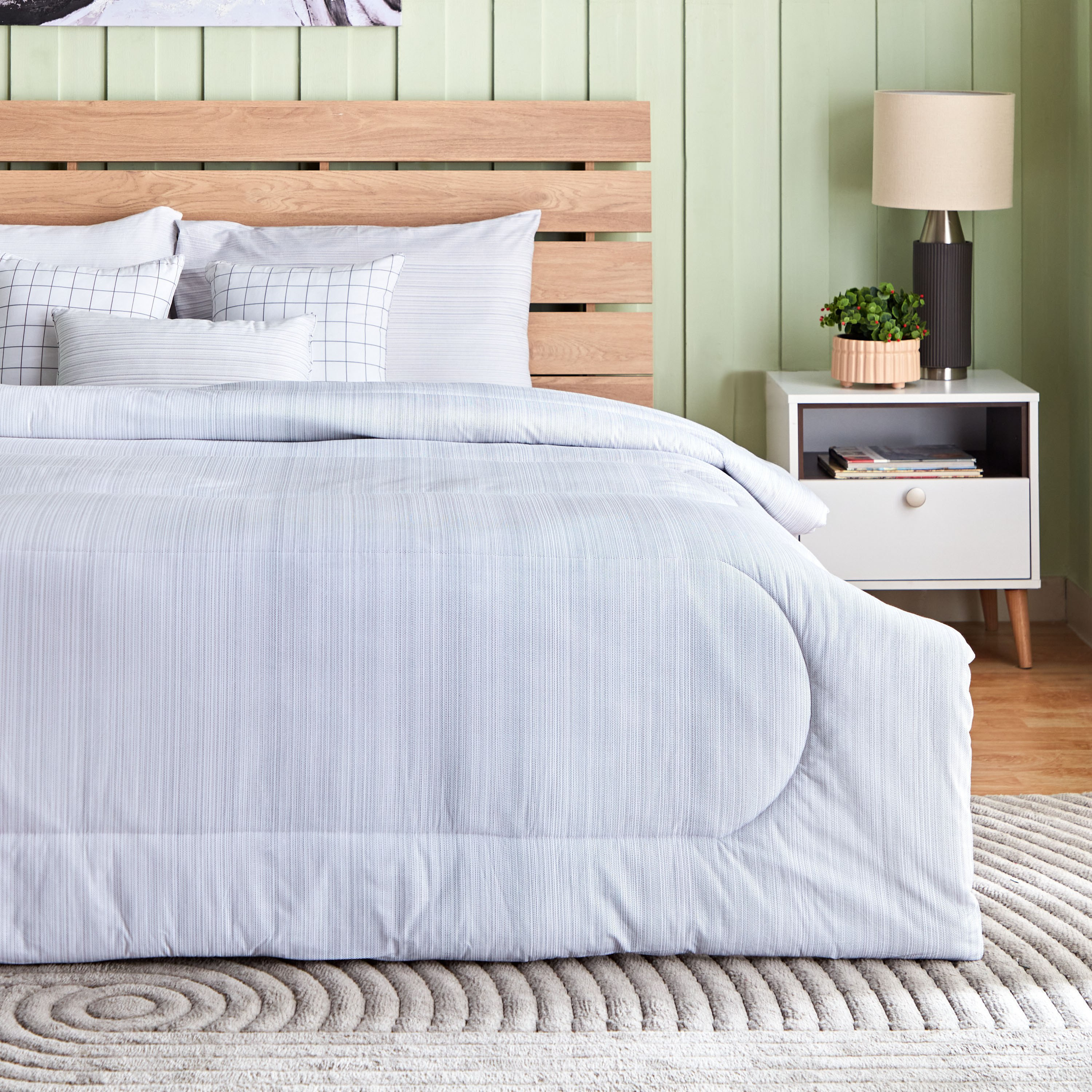 طقم لحاف كينج 7 قطن بطبعات إيجي من فالنسيا - 220x240 سم-hbxhomeware-bedding-bedinabag-image-1