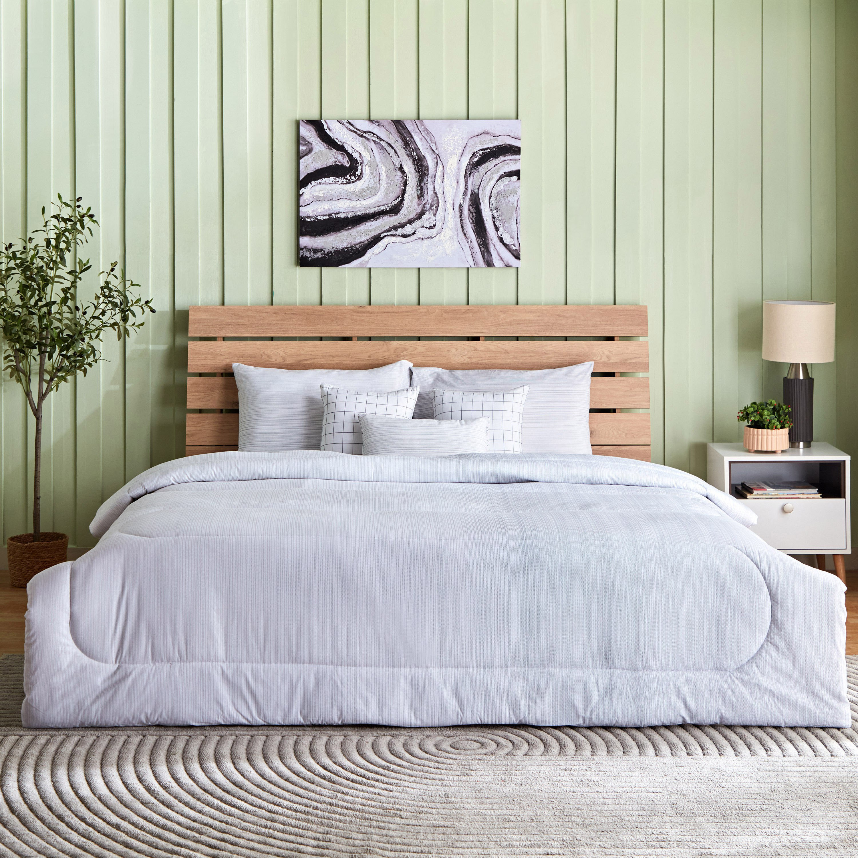 طقم لحاف كينج 7 قطن بطبعات إيجي من فالنسيا - 220x240 سم-hbxhomeware-bedding-bedinabag-image-2