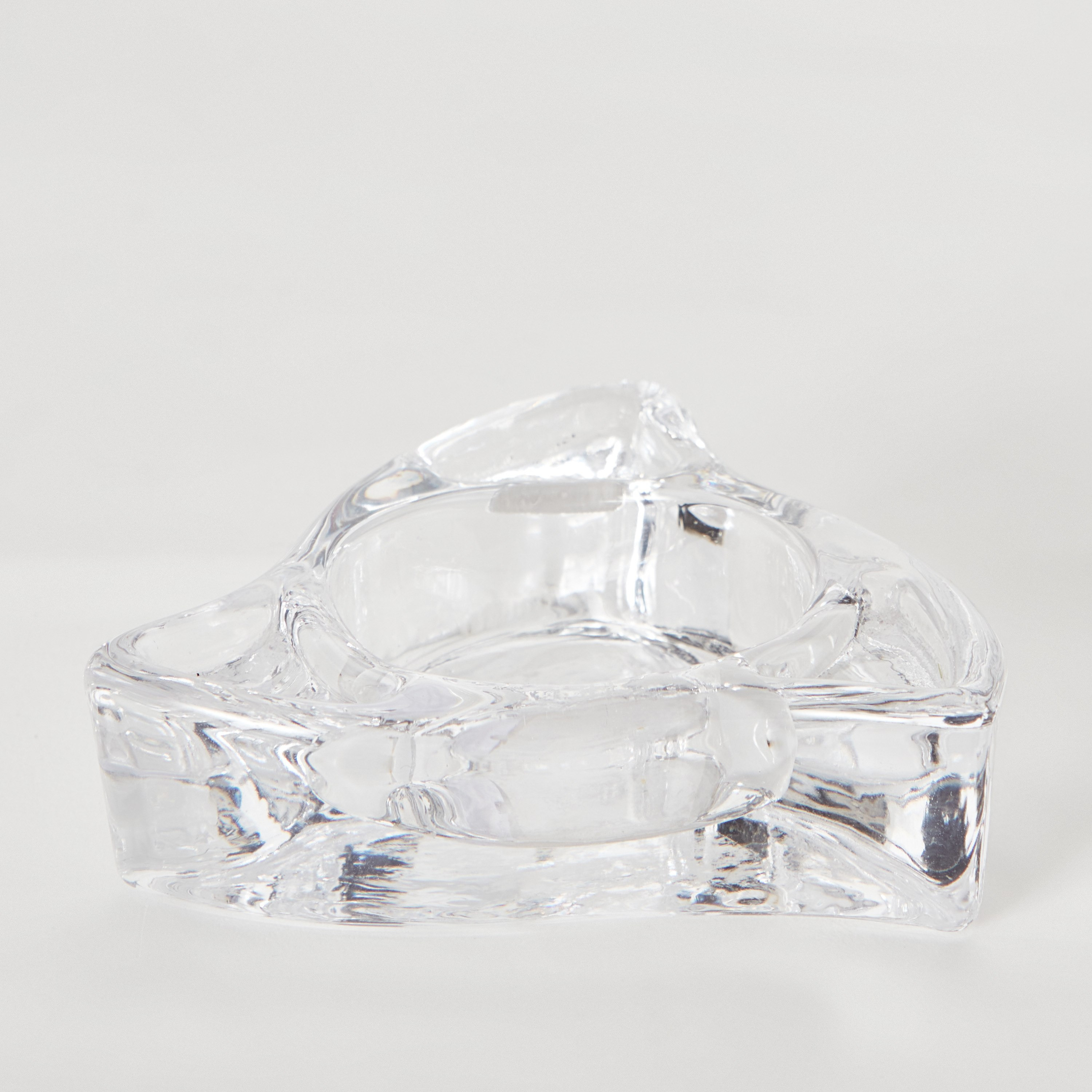 حامل شموع صغيرة من الزجاج الشفاف من إزرا - 8x8x2.2 سم-hbxlivingroom-decorandaccessories-candleholders-image-5