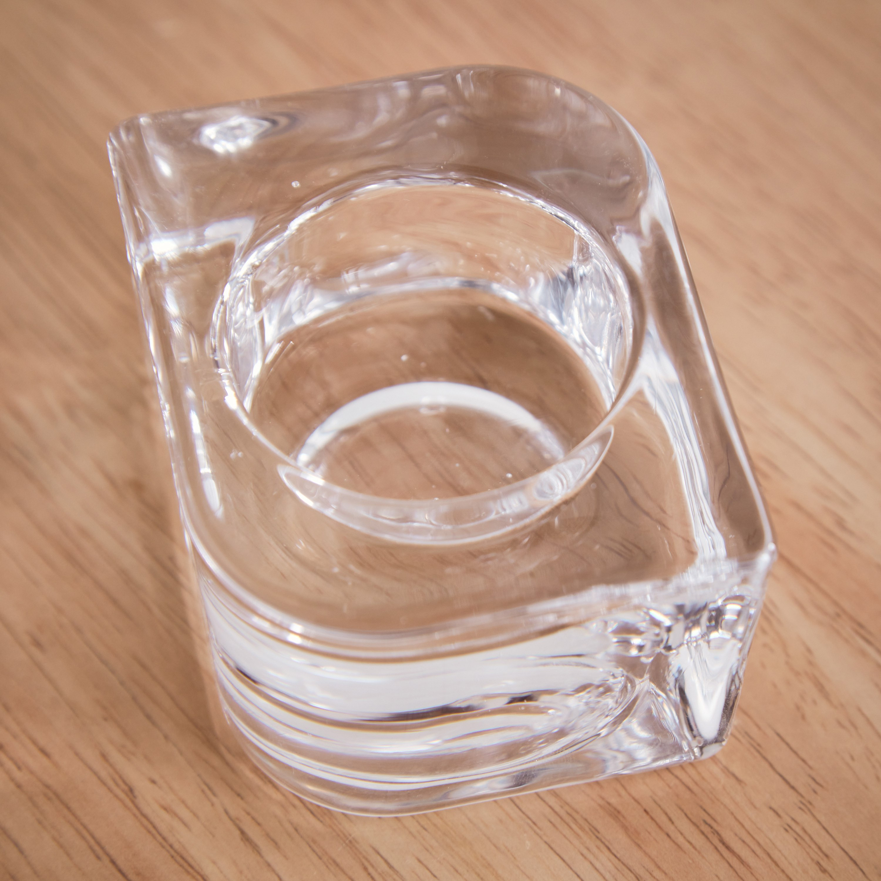 Ezra Glass Tealight Candleholder - 7.6x6x4.5 cm-hbxlivingroom-decorandaccessories-candleholders-image-3