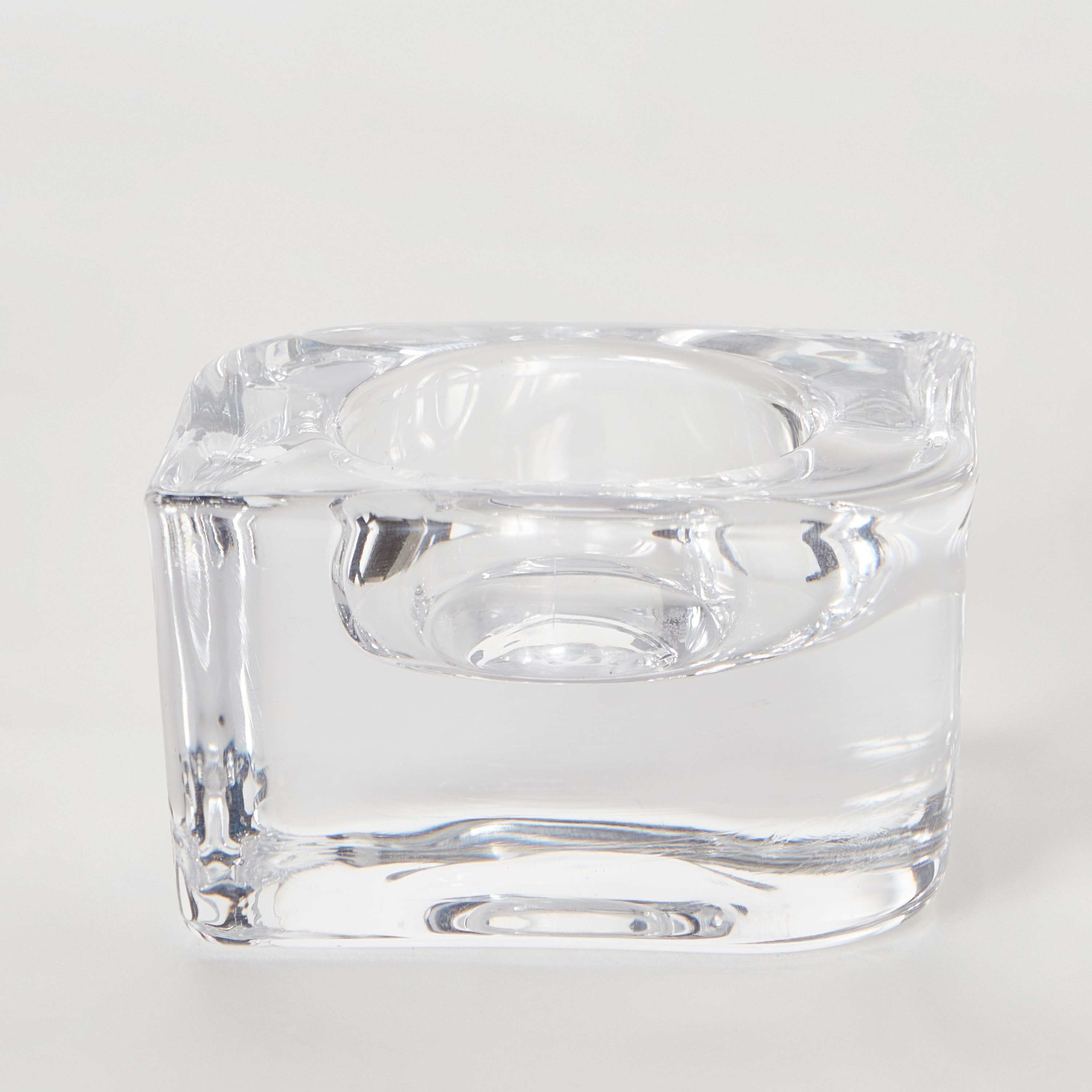 Ezra Glass Tealight Candleholder - 7.6x6x4.5 cm-hbxlivingroom-decorandaccessories-candleholders-image-5
