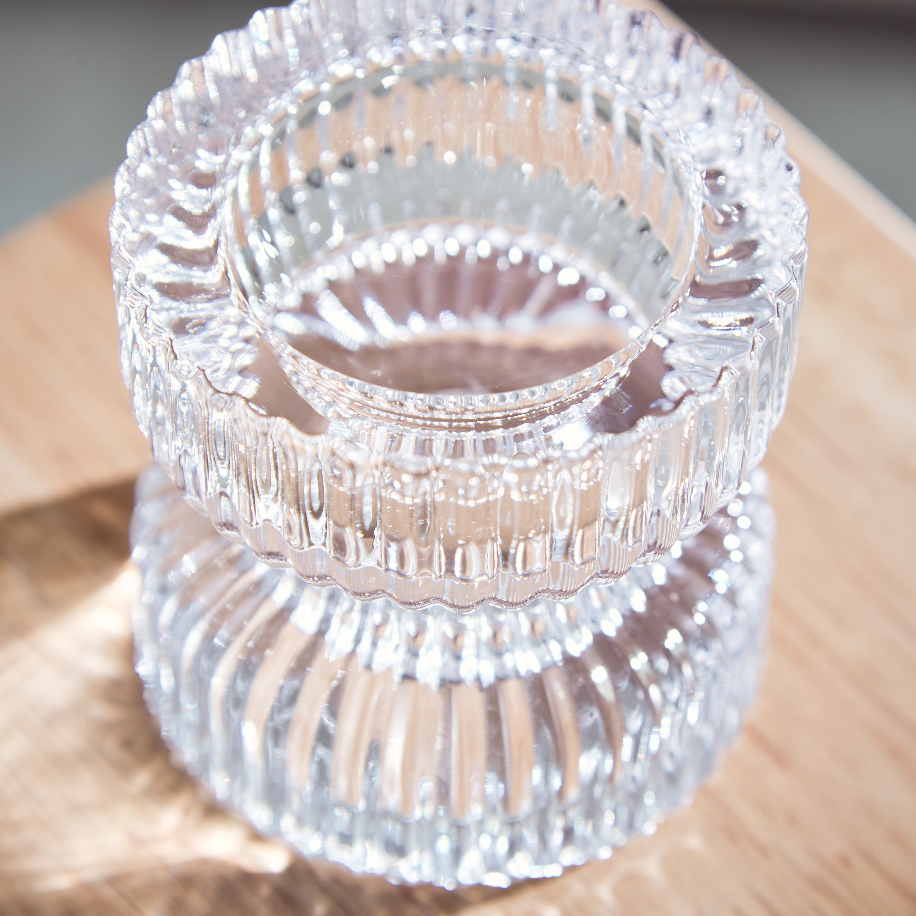 Ezra 2-Way Glass Candleholder - 6.4x6.4x6.5 cm-hbxlivingroom-decorandaccessories-candleholders-image-3