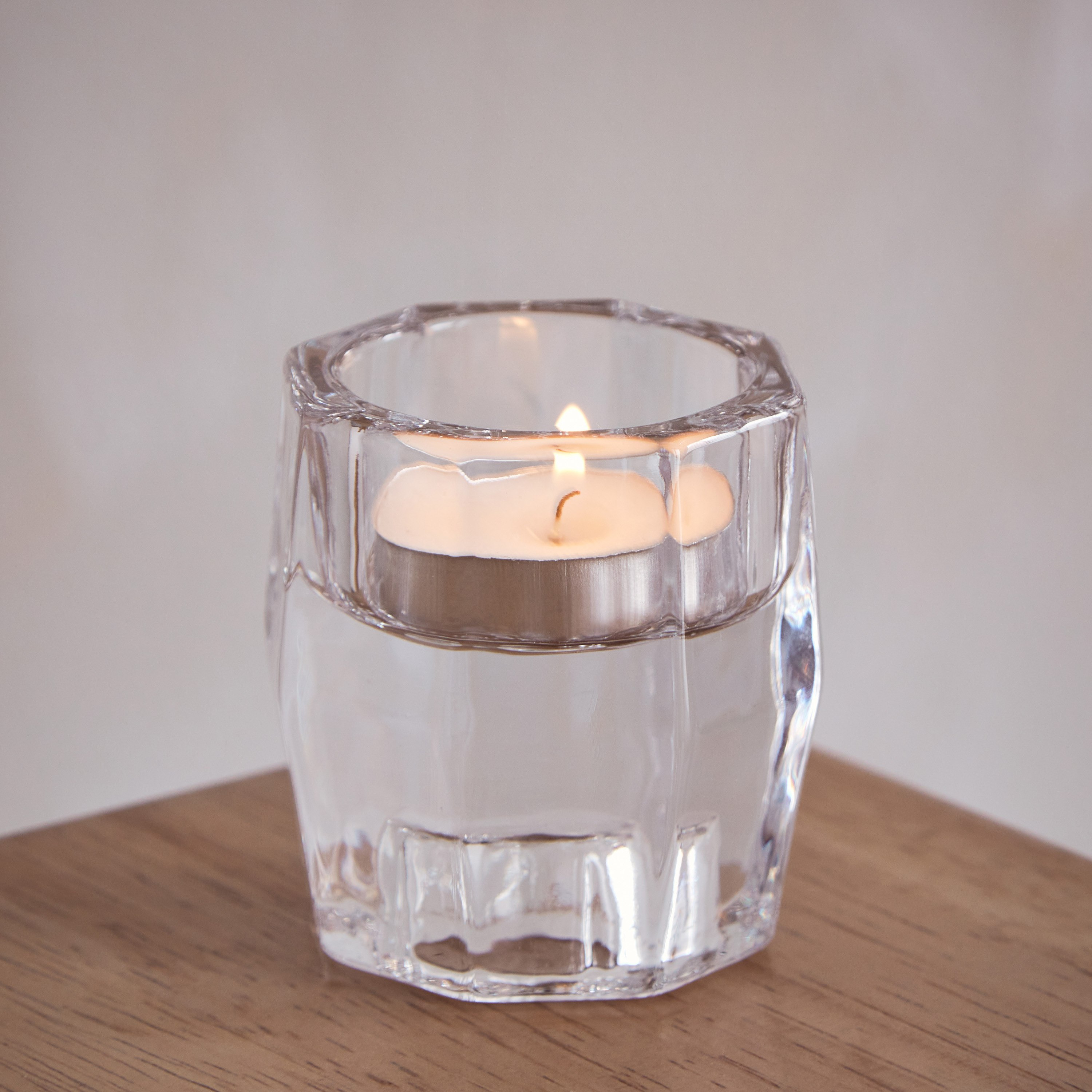 حامل شموع زجاج باتجاهين من إزرا - 5.8x5.8x6 سم-hbxlivingroom-decorandaccessories-candleholders-image-1