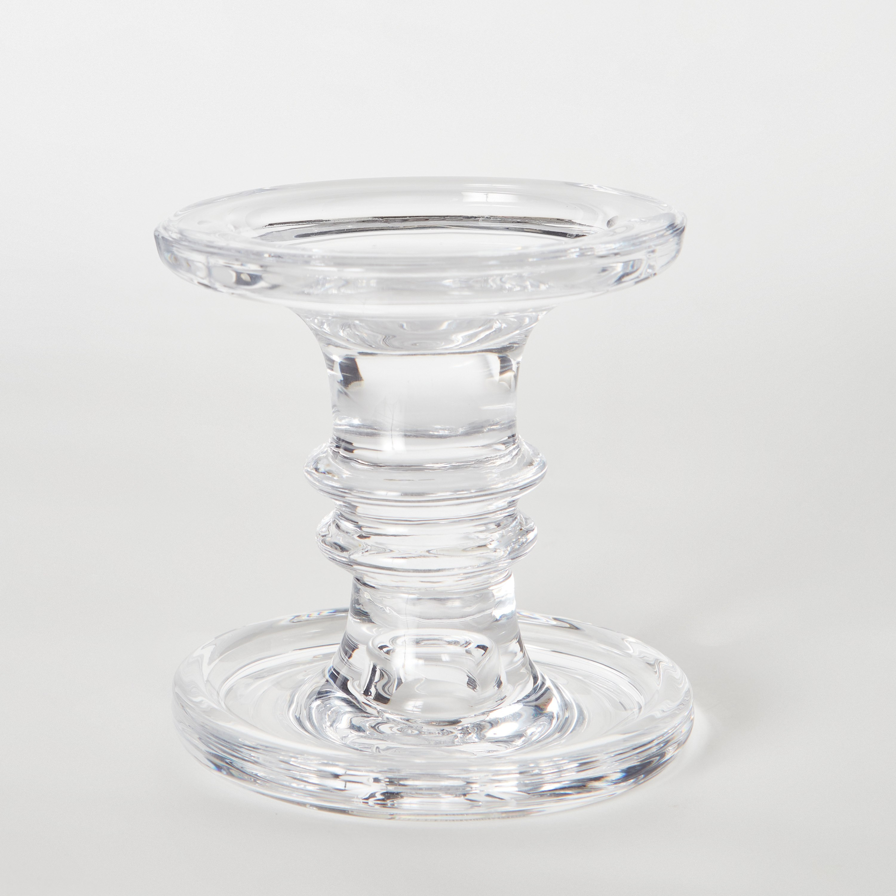 حامل شموع زجاجي من إزرا - 11x11x11 سم-hbxlivingroom-decorandaccessories-candleholders-image-5