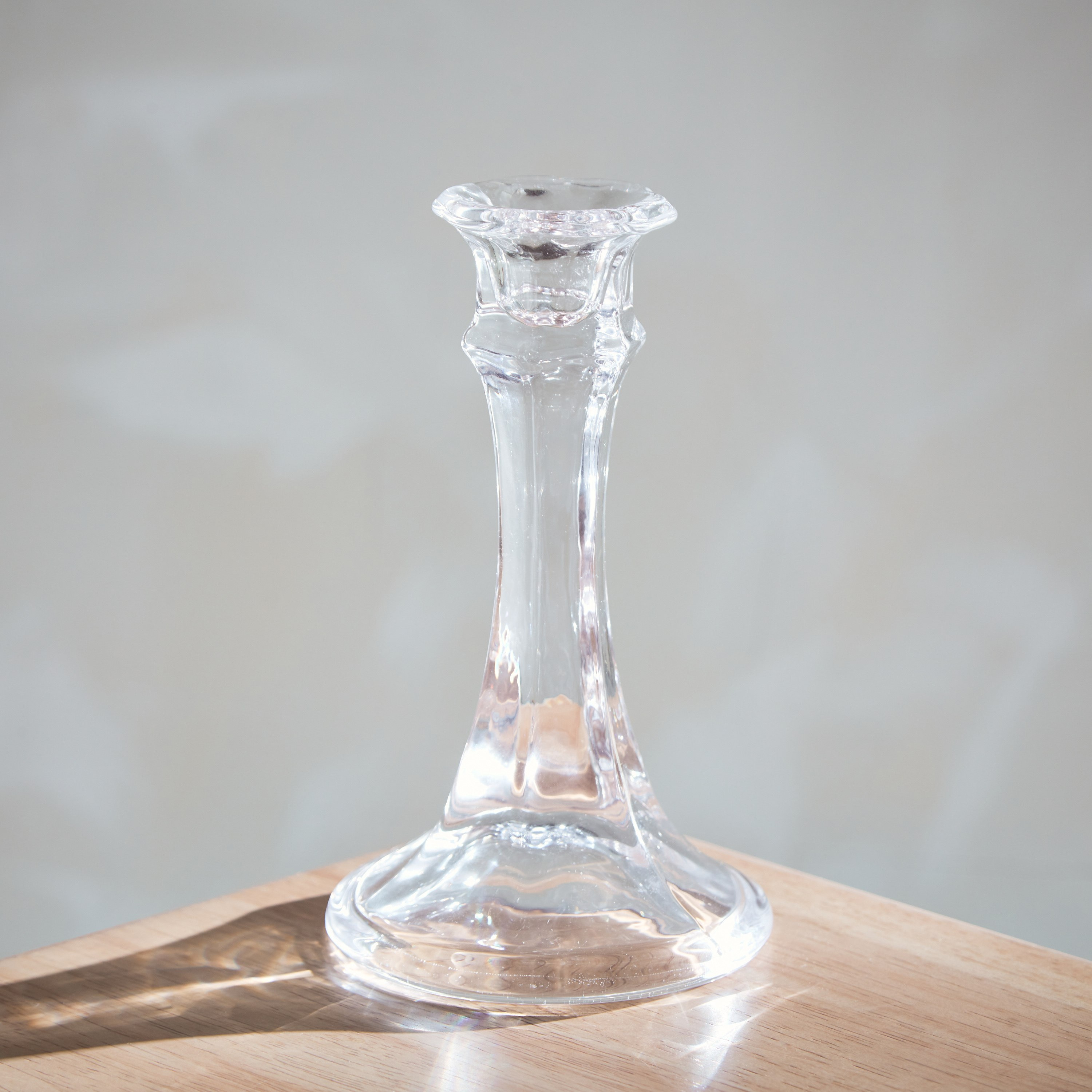 Ezra Glass Candleholder - 8.9x8.9x15.1 cm-hbxlivingroom-decorandaccessories-candleholders-image-2