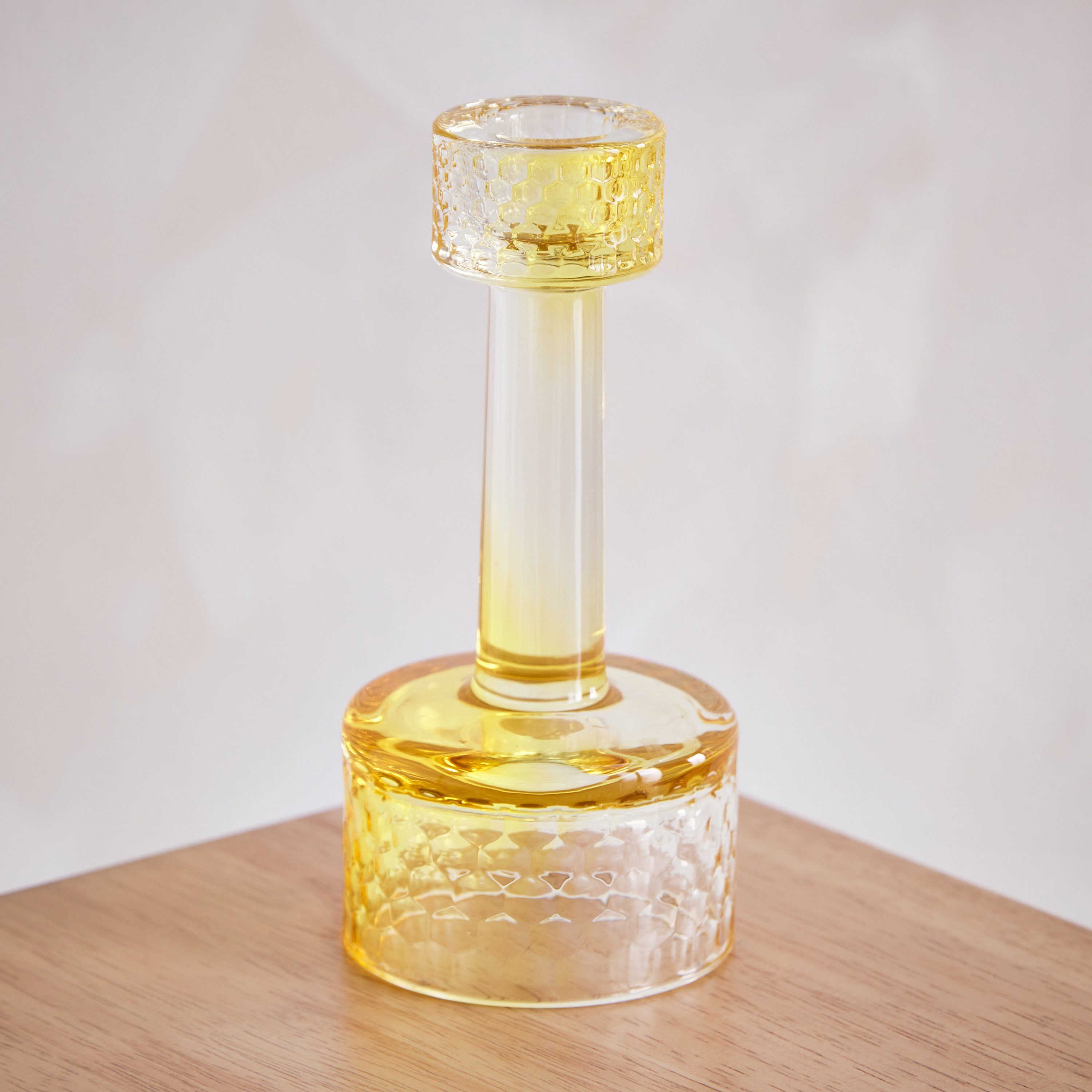 Ezra Coloured Glass Candleholder - 6.7x6.7x15 cm-PROMO_HB_AE_B2G2_011025-image-2