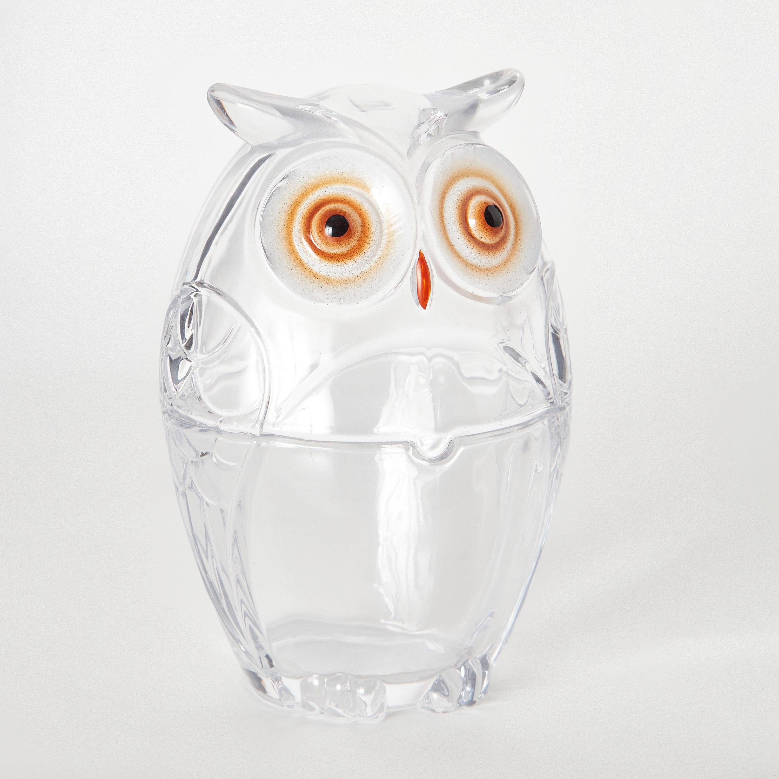جرة ديكور من الزجاج الشفاف من إزرا - 10.7x10.2x15.5 سم-hbxhomeware-homedecor-figurinesandornaments-image-7
