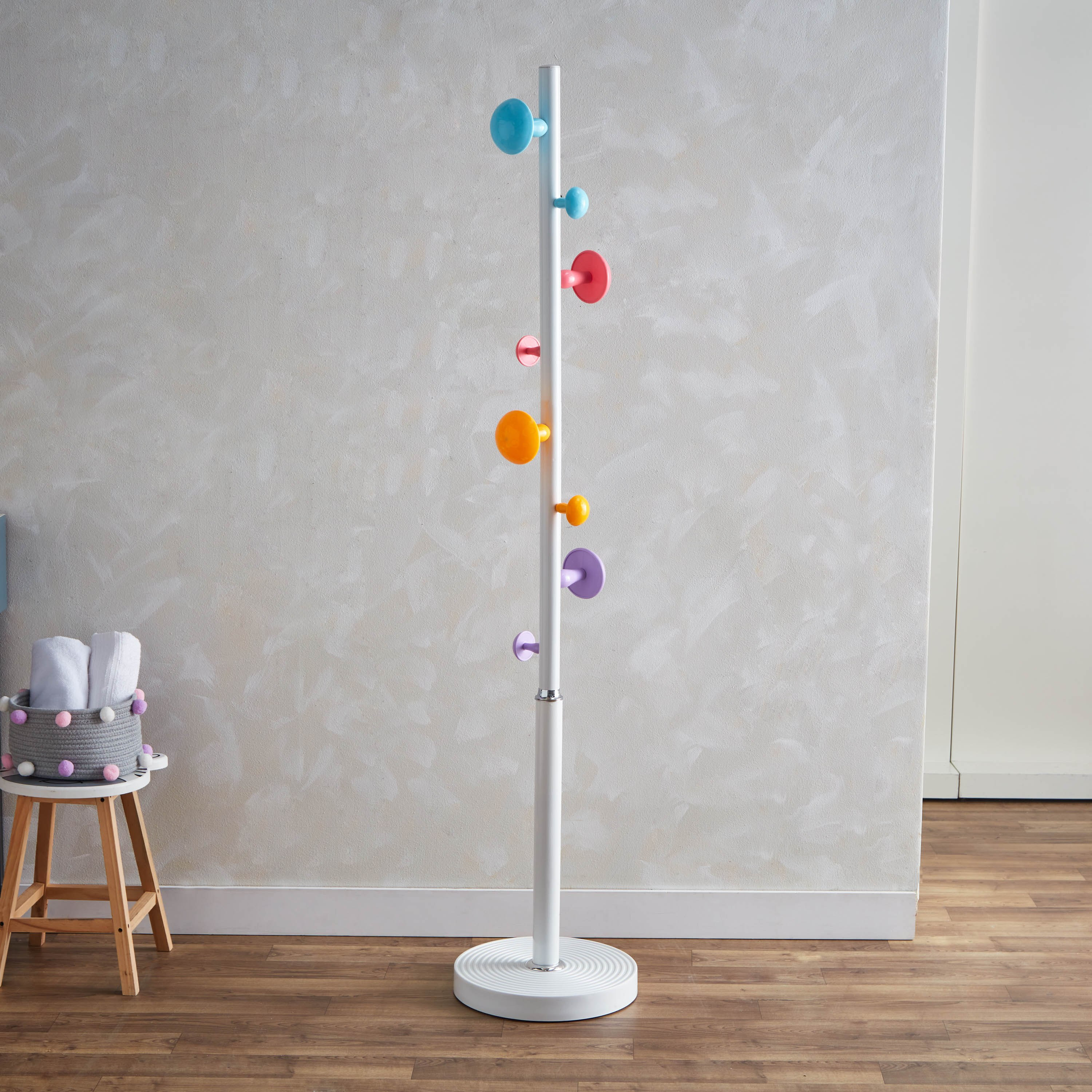 علّاقة معاطف من بول - 34x34x170 سم-hbxhomeware-hbxkidsandyouth-image-1
