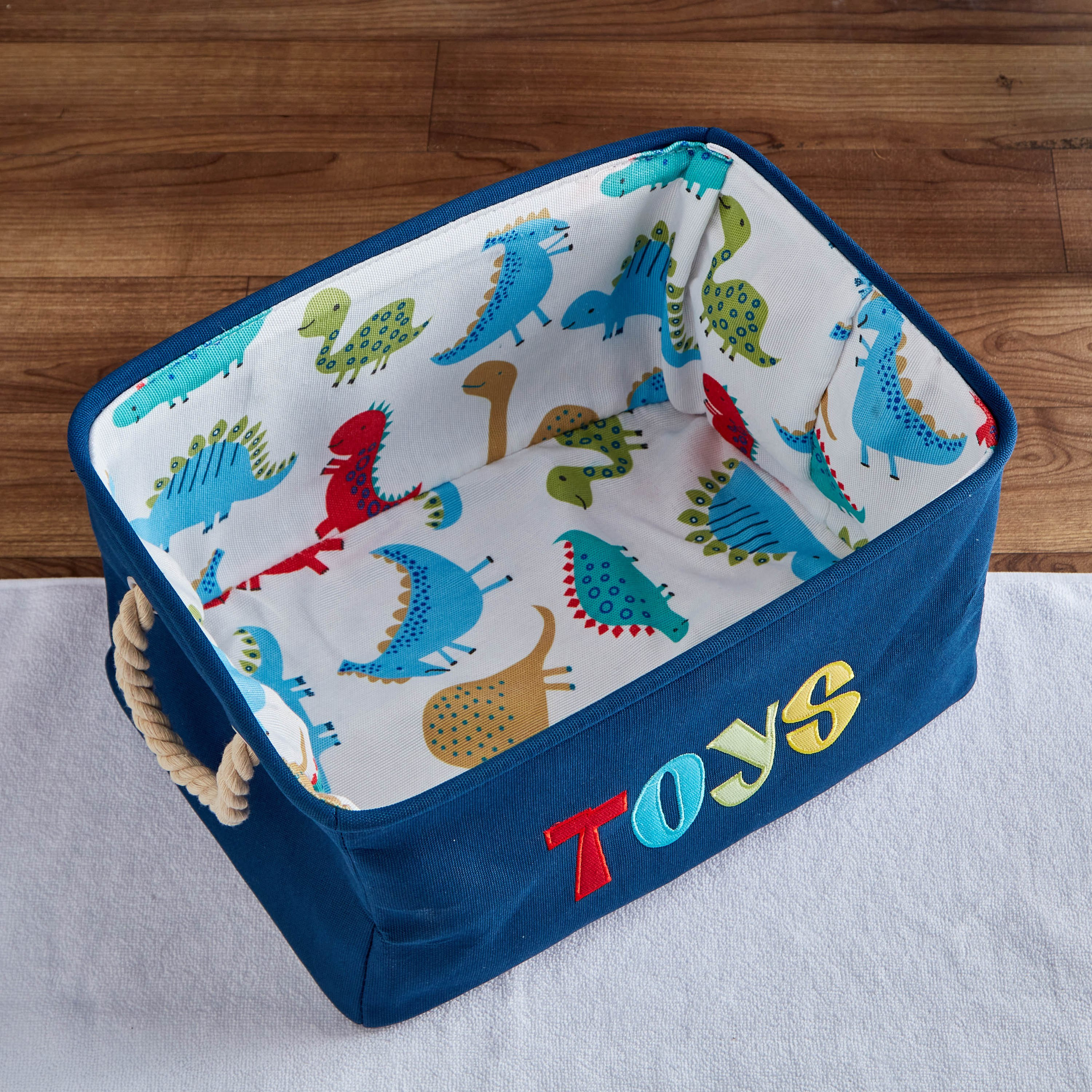 Toys Fabric Storage Basket - 40x28x22 cm-hbxbedroom-bedroomaccessories-bedroomstorage-image-2