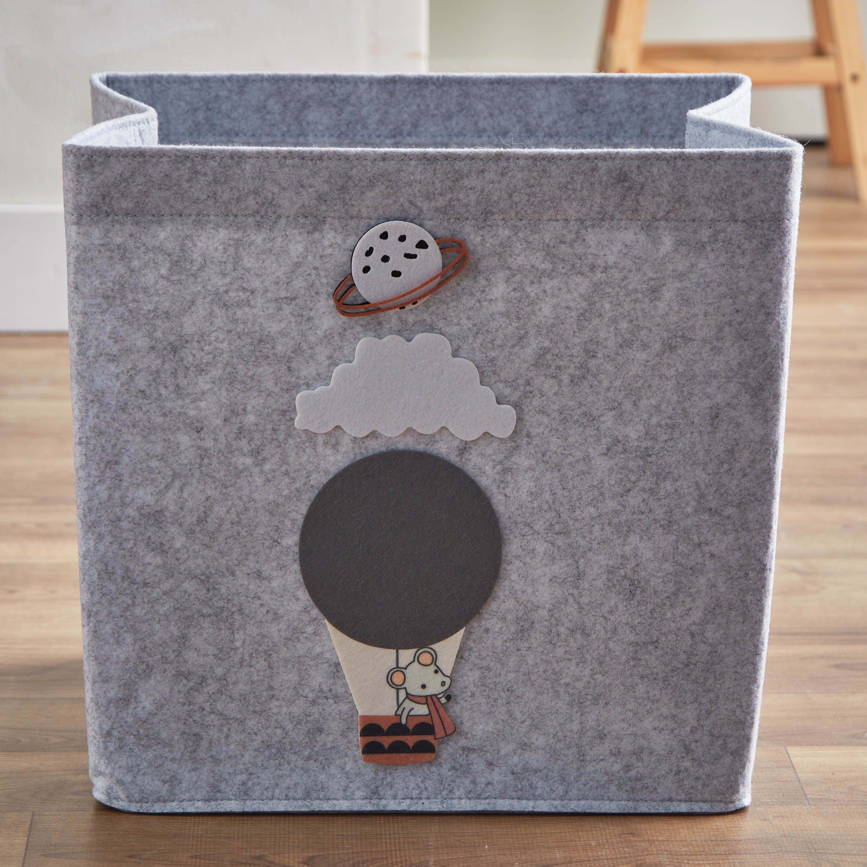 سلة تخزين قماش شكل منطاد هواء - 33x33x33 سم-hbxbedroom-bedroomaccessories-bedroomstorage-image-1