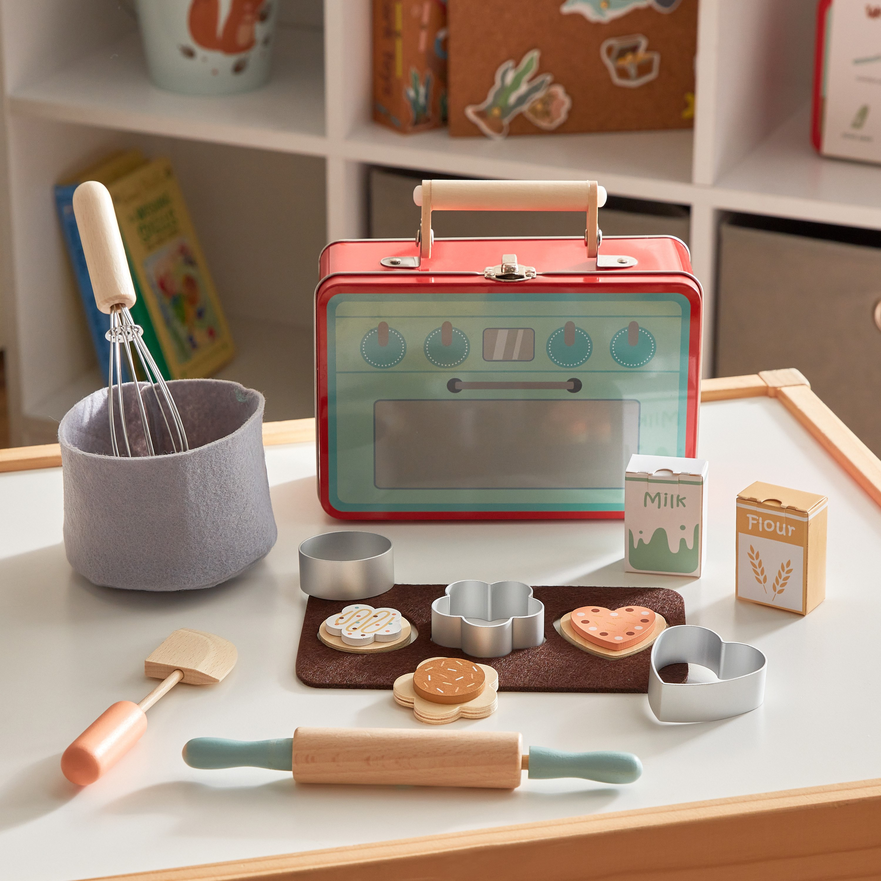 مجموعة لعب خبز 13 قطعة لعمر 3 سنوات من بلاي فيل - 19.5x13x7 سم-hbxhomeware-hbxkidsandyouth-image-1