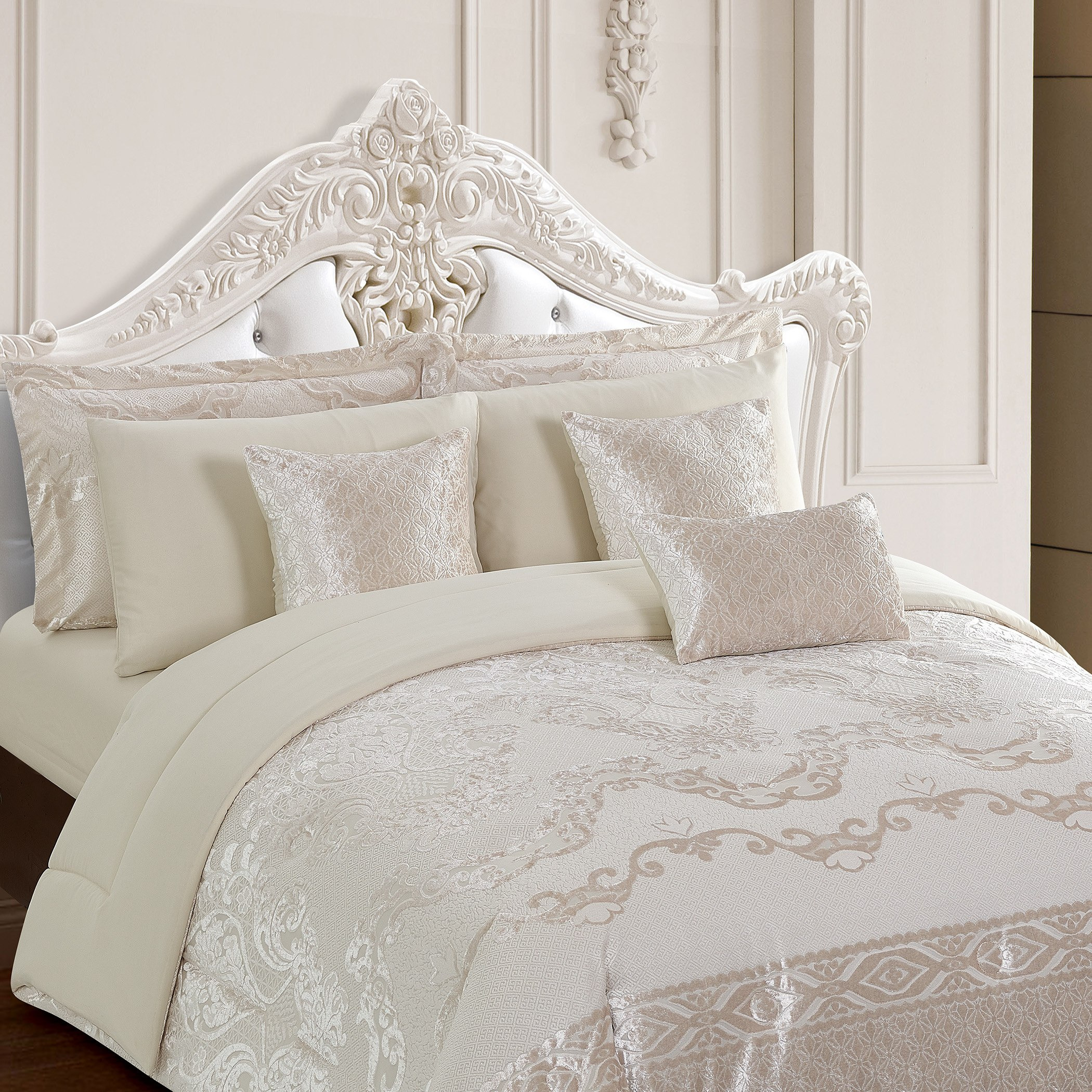 Snowscape 9-Piece Chenille Jacquard Super King BIAB Comforter Set - 240x240 cm-PROMO_HB_AE_B1G1_250925-image-1