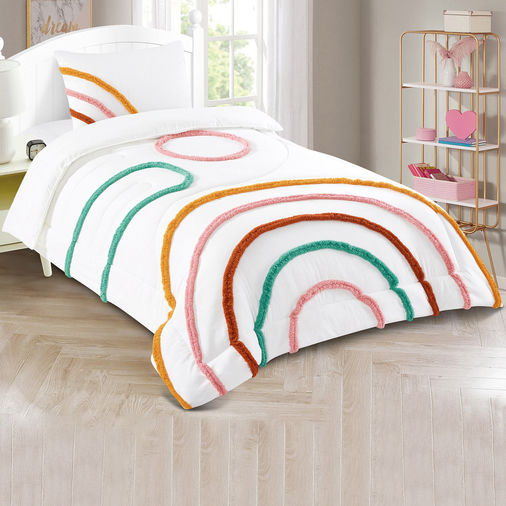 طقم لحاف فردي معنقّد قطعتين من أركاديا - 135x220 سم-hbxhomeware-hbxkidsandyouth-image-1