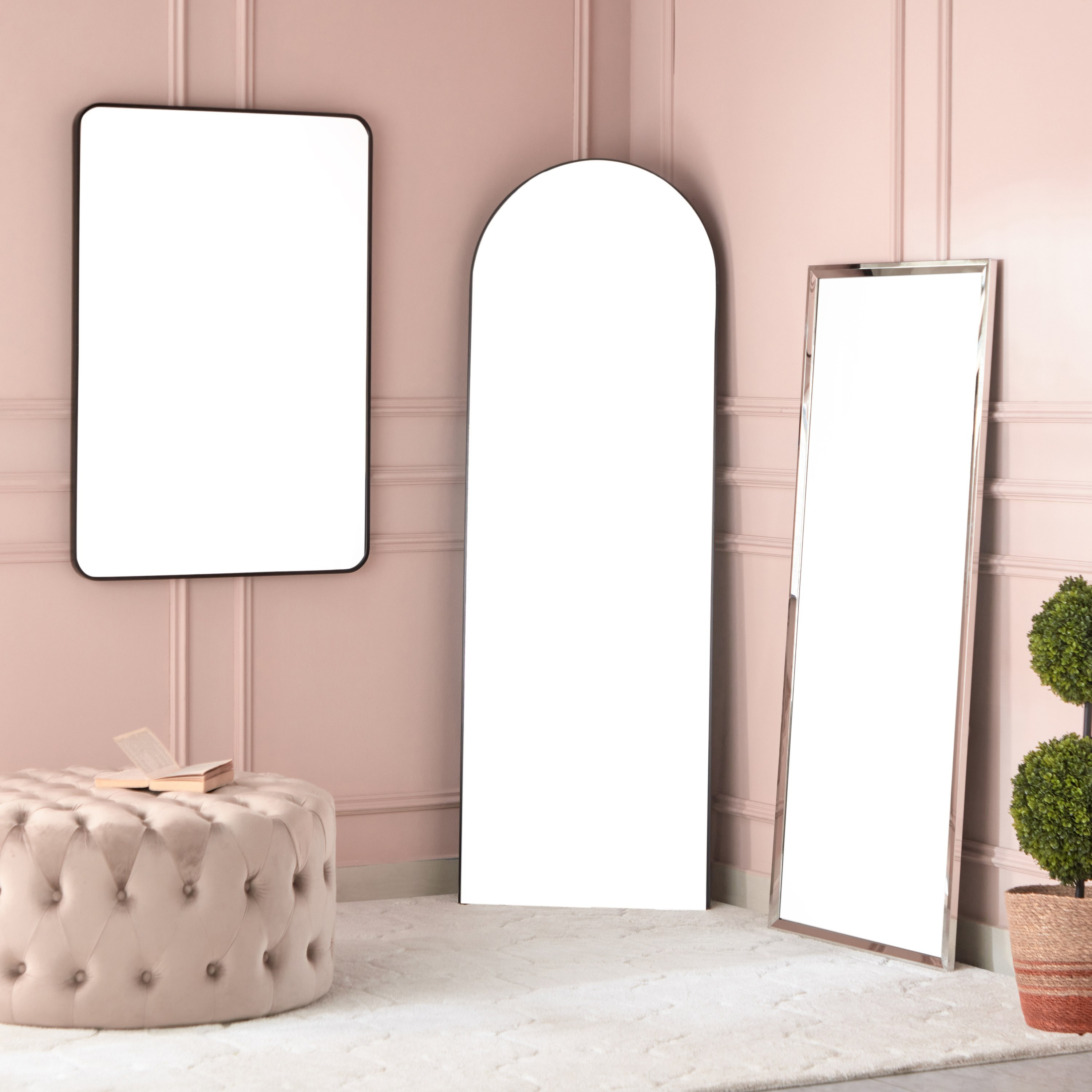 مرآة حائط فاخرة من الألومنيوم شديد التحمل من بروس - 70x100 سم-hbxhomeware-hbxdecorandfurnishings-image-5