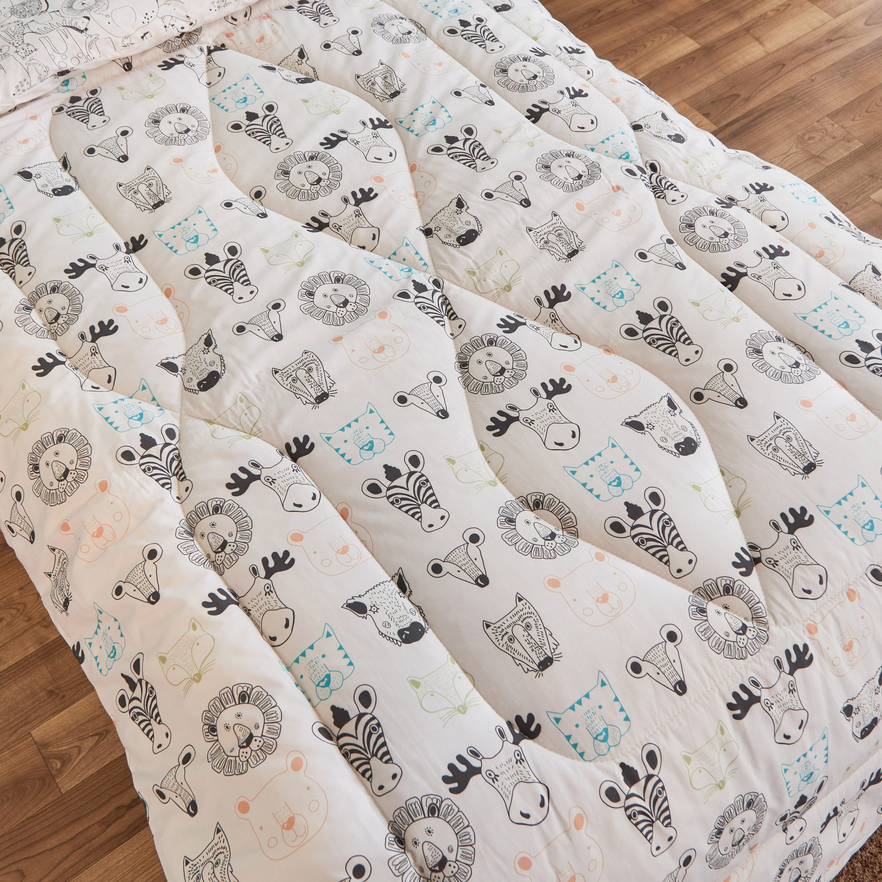 طقم لحاف فردي قطن سادة - قطعتين من رون - 135x220 سم-hbxhomeware-hbxkidsandyouth-image-4