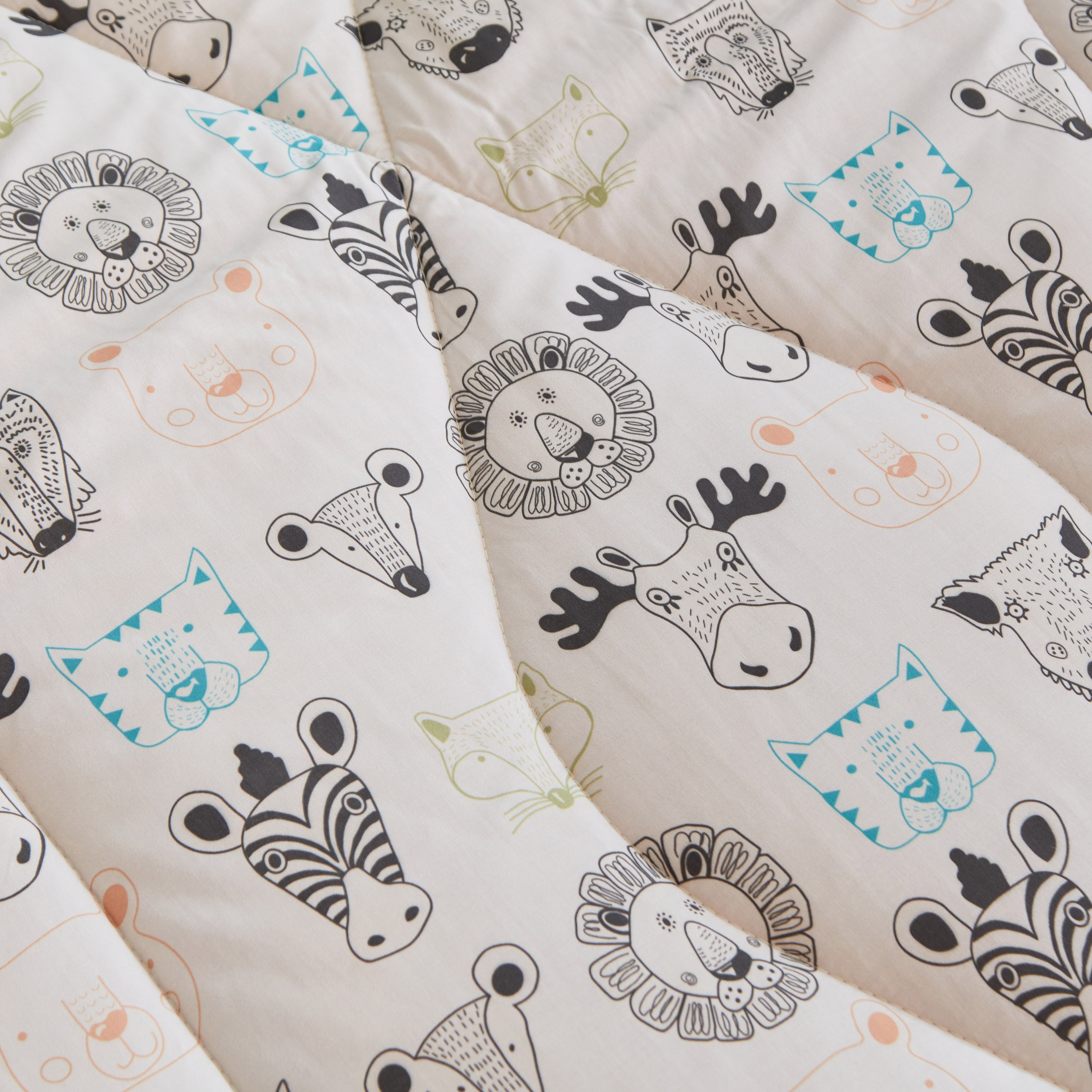 طقم لحاف فردي قطن سادة - قطعتين من رون - 135x220 سم-hbxhomeware-hbxkidsandyouth-image-5