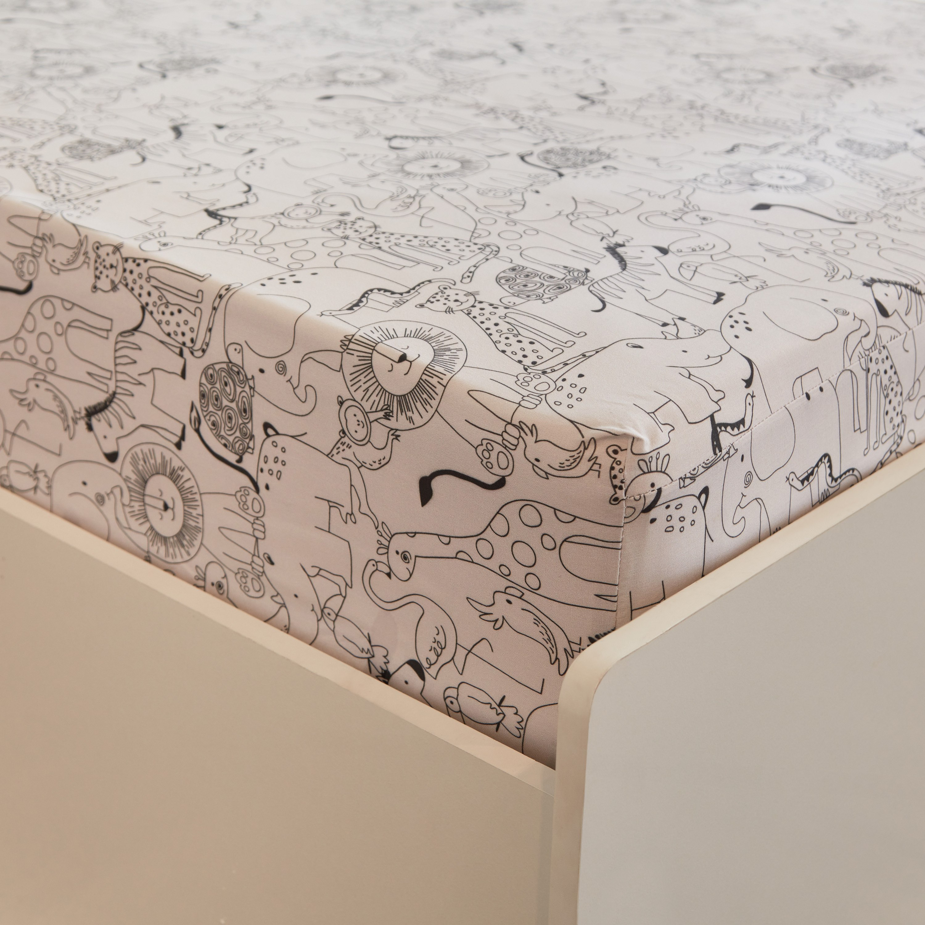 شرشف مطاطي قطن فردي من رون - 90x200+25 سم-hbxhomeware-hbxkidsandyouth-image-5