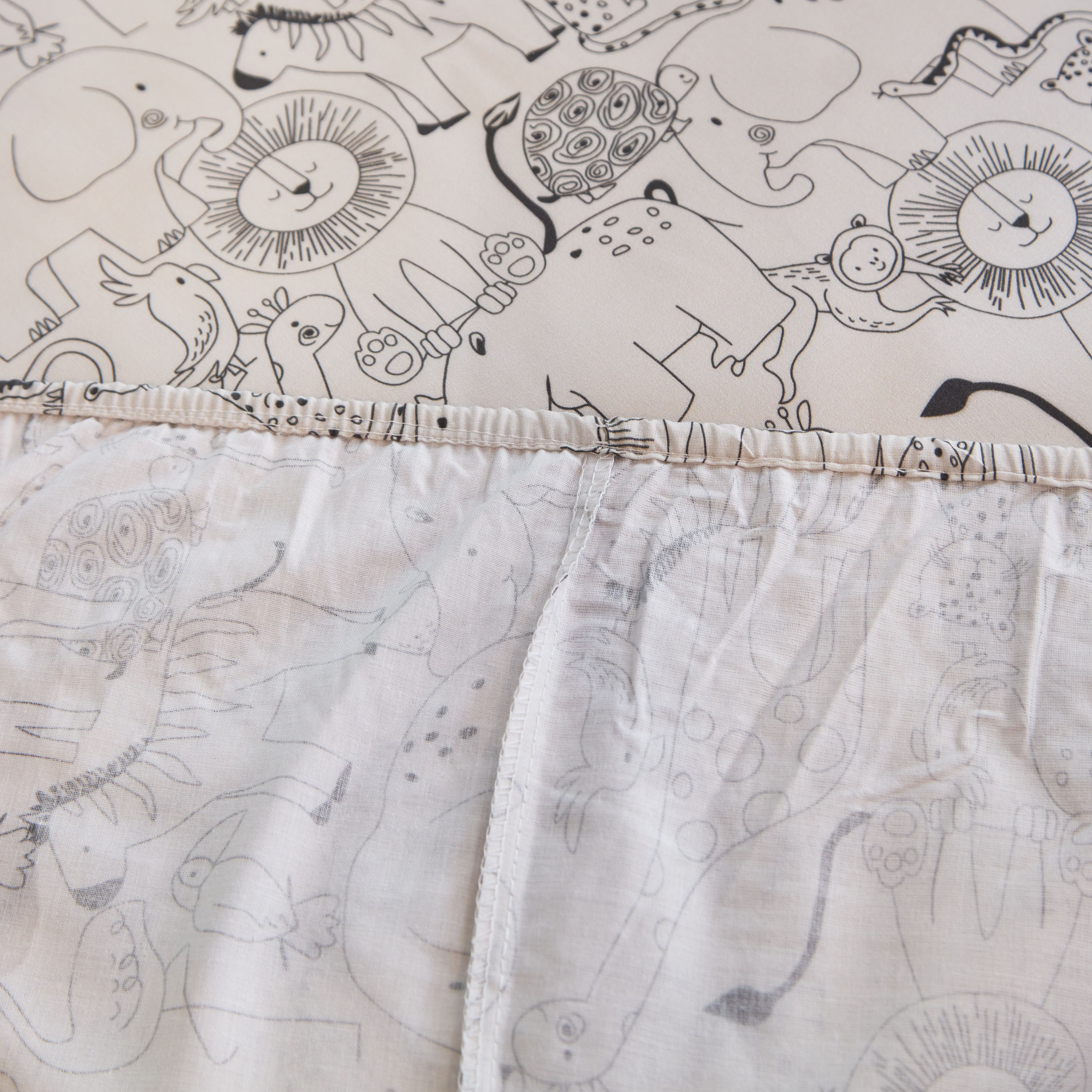 شرشف مطاطي قطن فردي من رون - 90x200+25 سم-hbxhomeware-hbxkidsandyouth-image-6