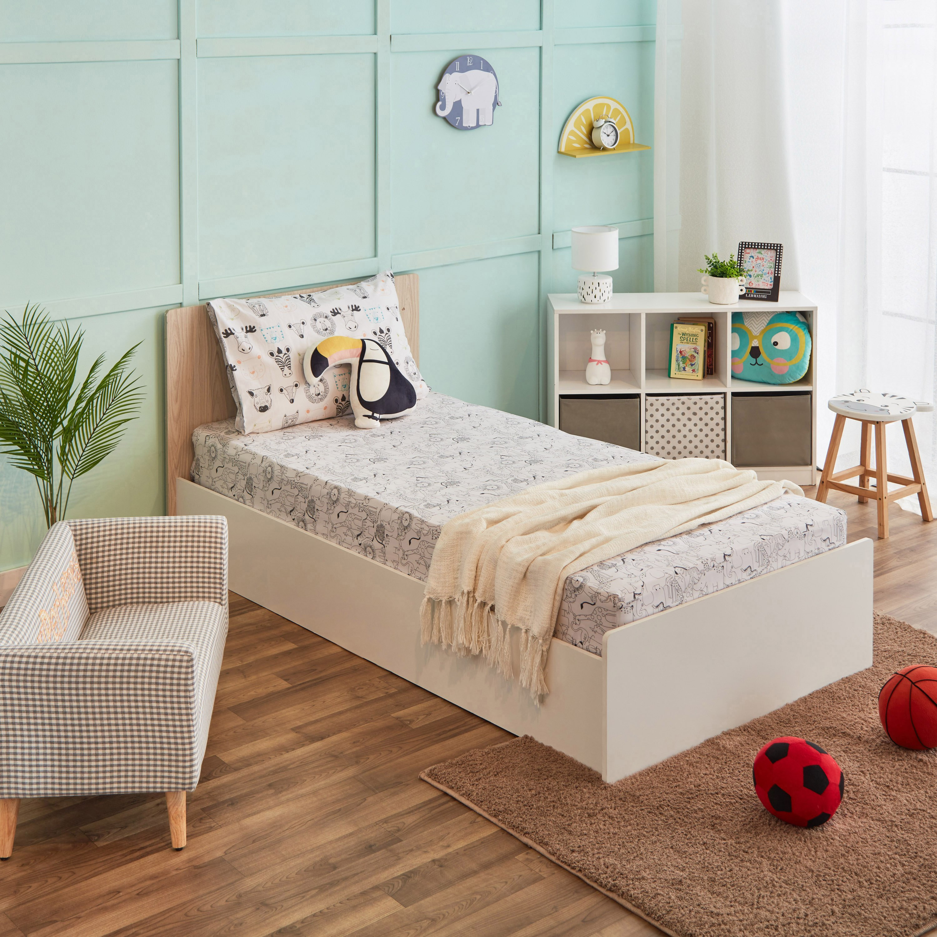 شرشف مطاطي قطن فردي من رون - 90x200+25 سم-hbxhomeware-hbxkidsandyouth-image-7