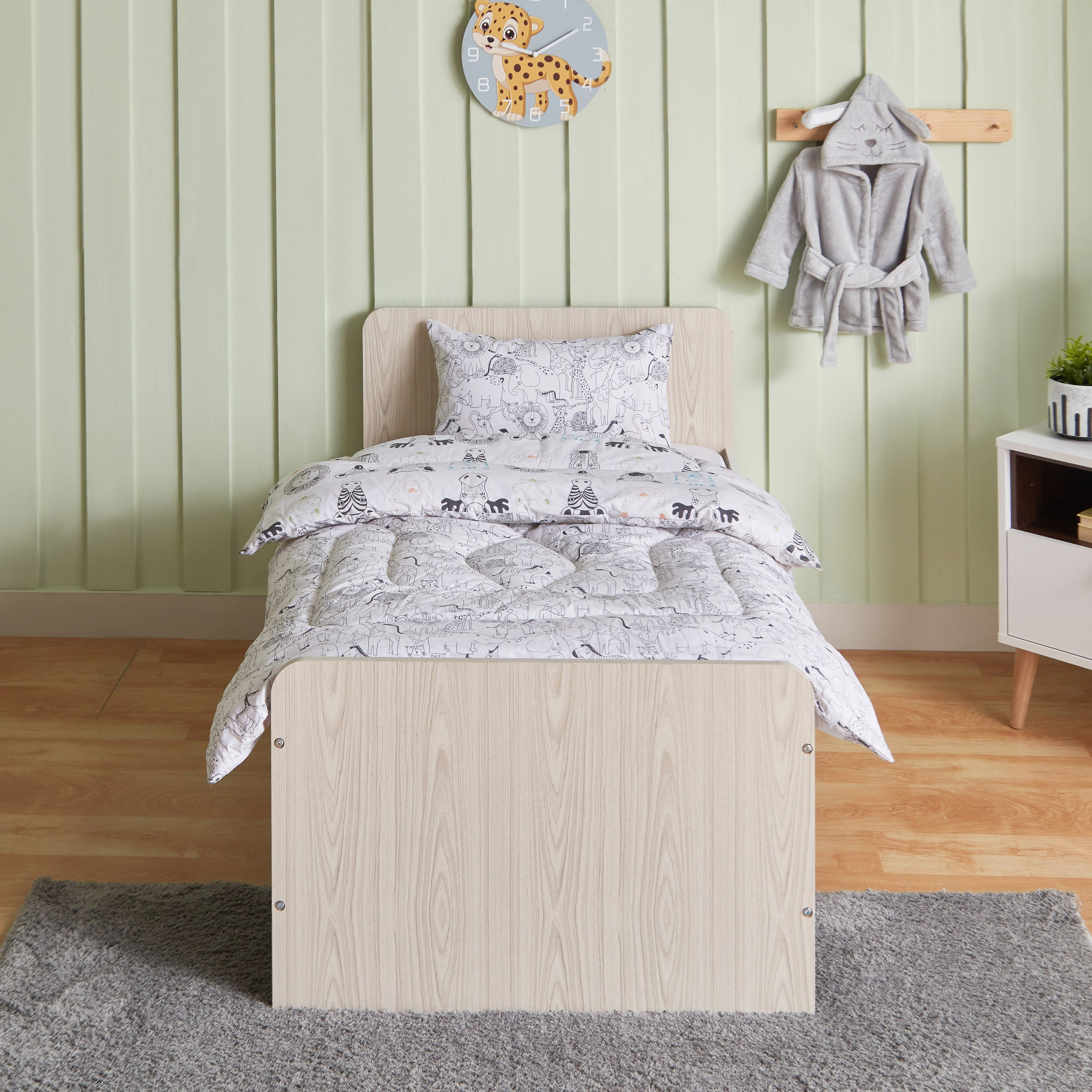 طقم لحاف قطن للأطفال قطعتين بطبعات من رون- 100x140 سم-hbxhomeware-hbxkidsandyouth-image-3