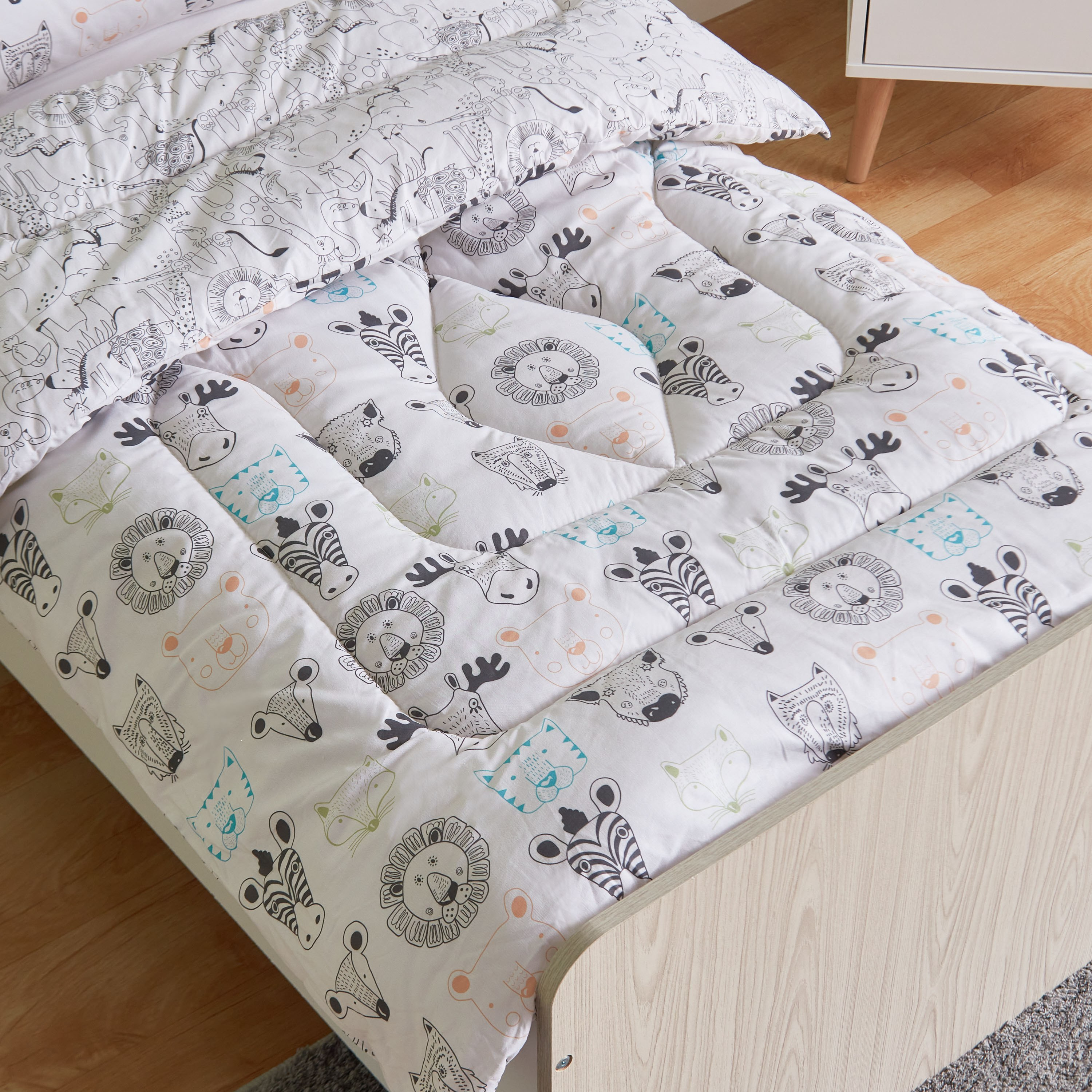 طقم لحاف قطن للأطفال قطعتين بطبعات من رون- 100x140 سم-hbxhomeware-hbxkidsandyouth-image-5