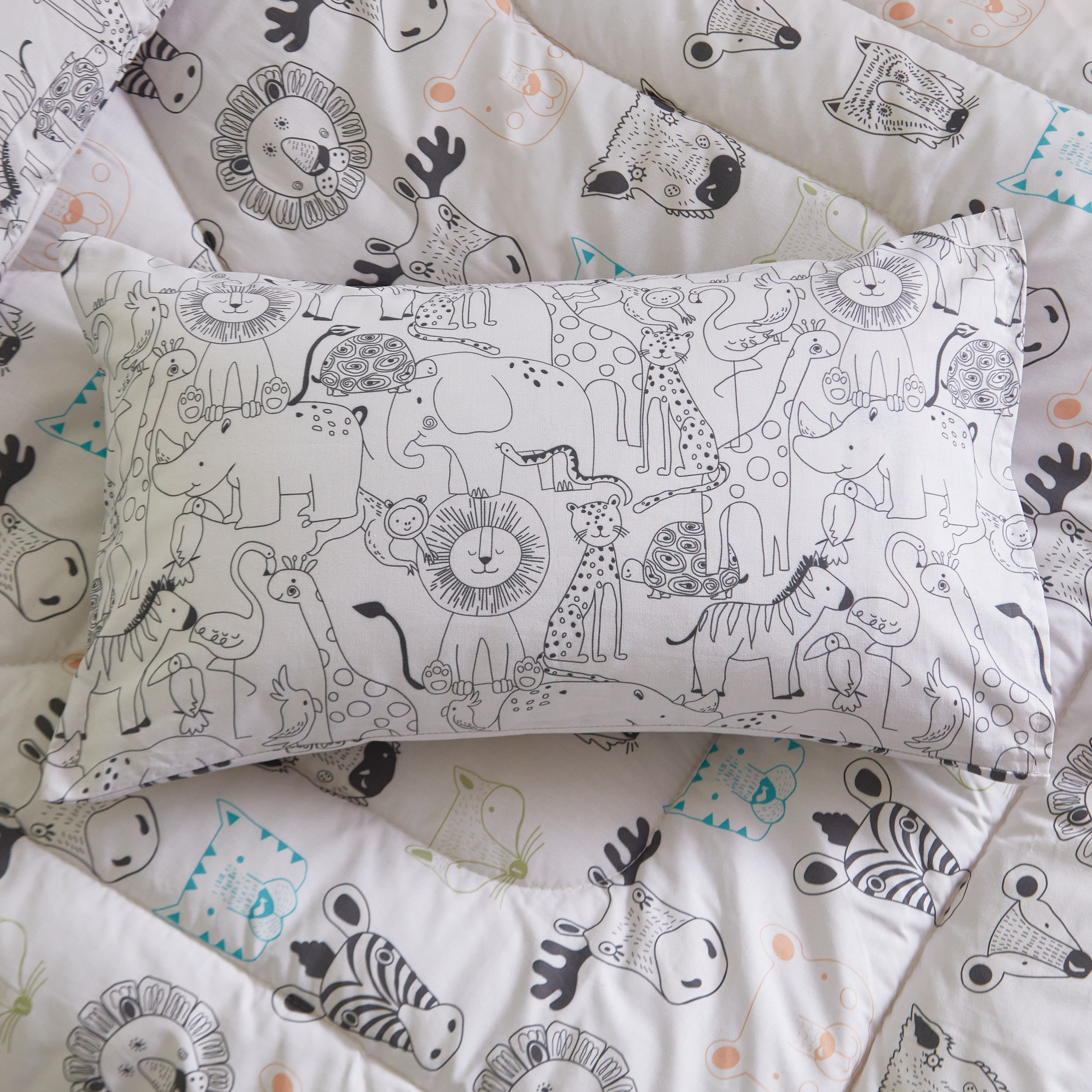 طقم لحاف قطن للأطفال قطعتين بطبعات من رون- 100x140 سم-hbxhomeware-hbxkidsandyouth-image-7