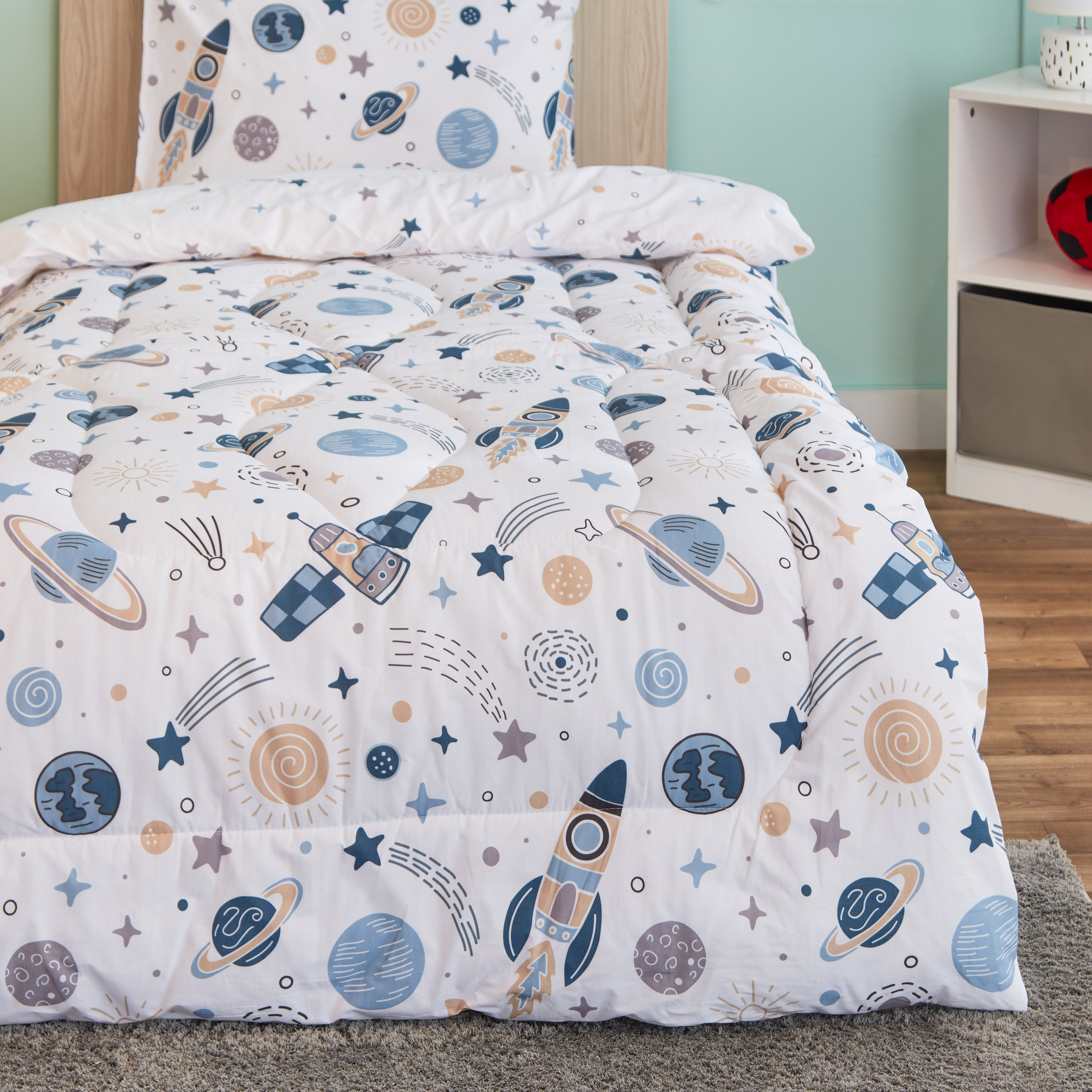 طقم لحاف فردي قطن قطعتين كوسمو من هاري - 135x220 سم-hbxhomeware-hbxkidsandyouth-image-3