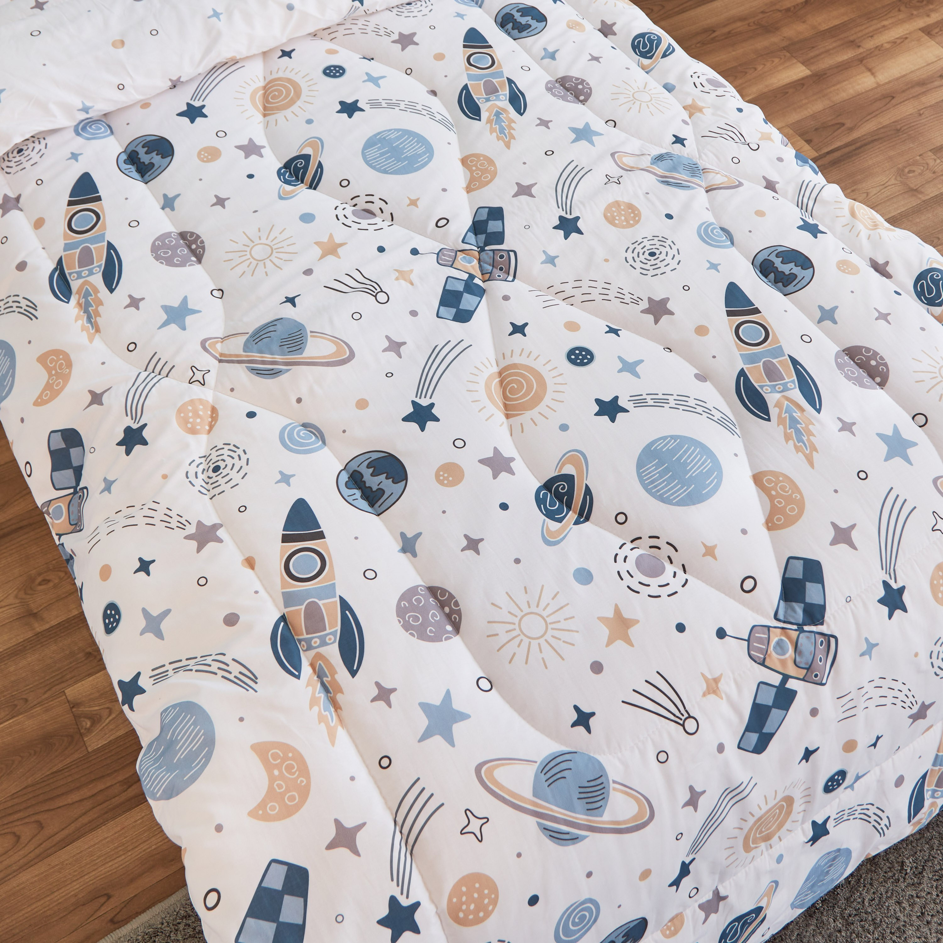 طقم لحاف فردي قطن قطعتين كوسمو من هاري - 135x220 سم-hbxhomeware-hbxkidsandyouth-image-4