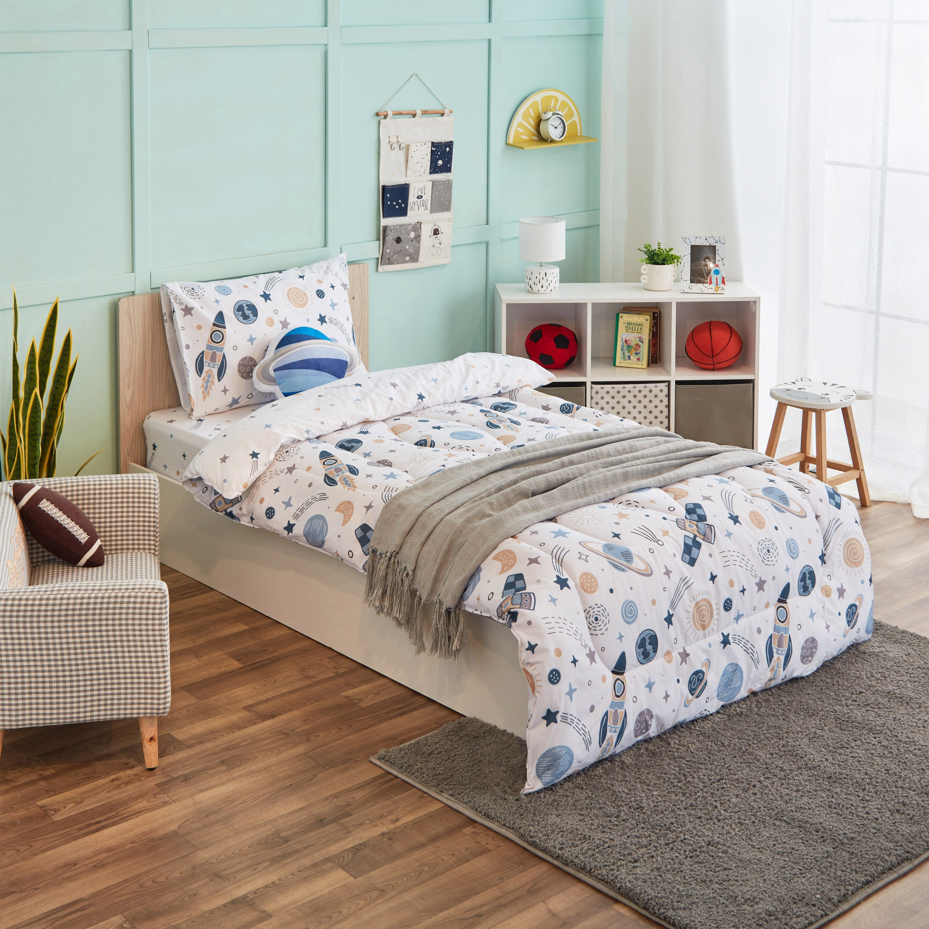 طقم لحاف فردي قطن قطعتين كوسمو من هاري - 135x220 سم-hbxhomeware-hbxkidsandyouth-image-9