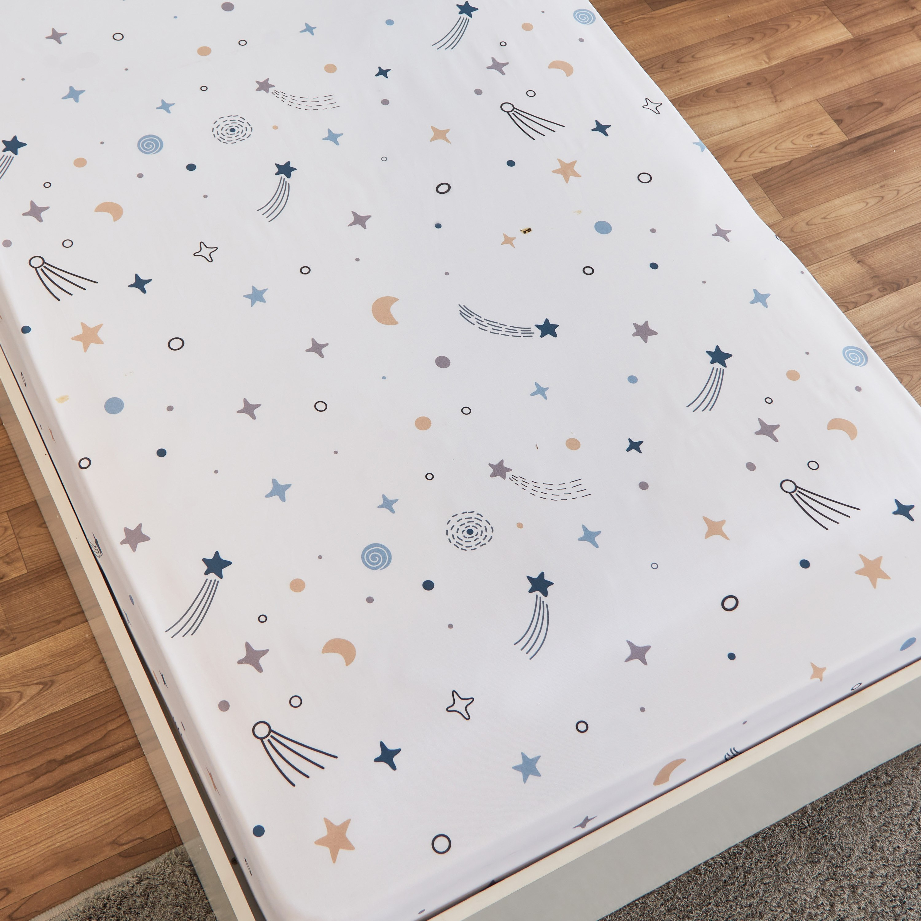 شرشف مطاطي قطن فردي من هاري كوسمو - 90x200+25 سم-hbxhomeware-hbxkidsandyouth-image-3