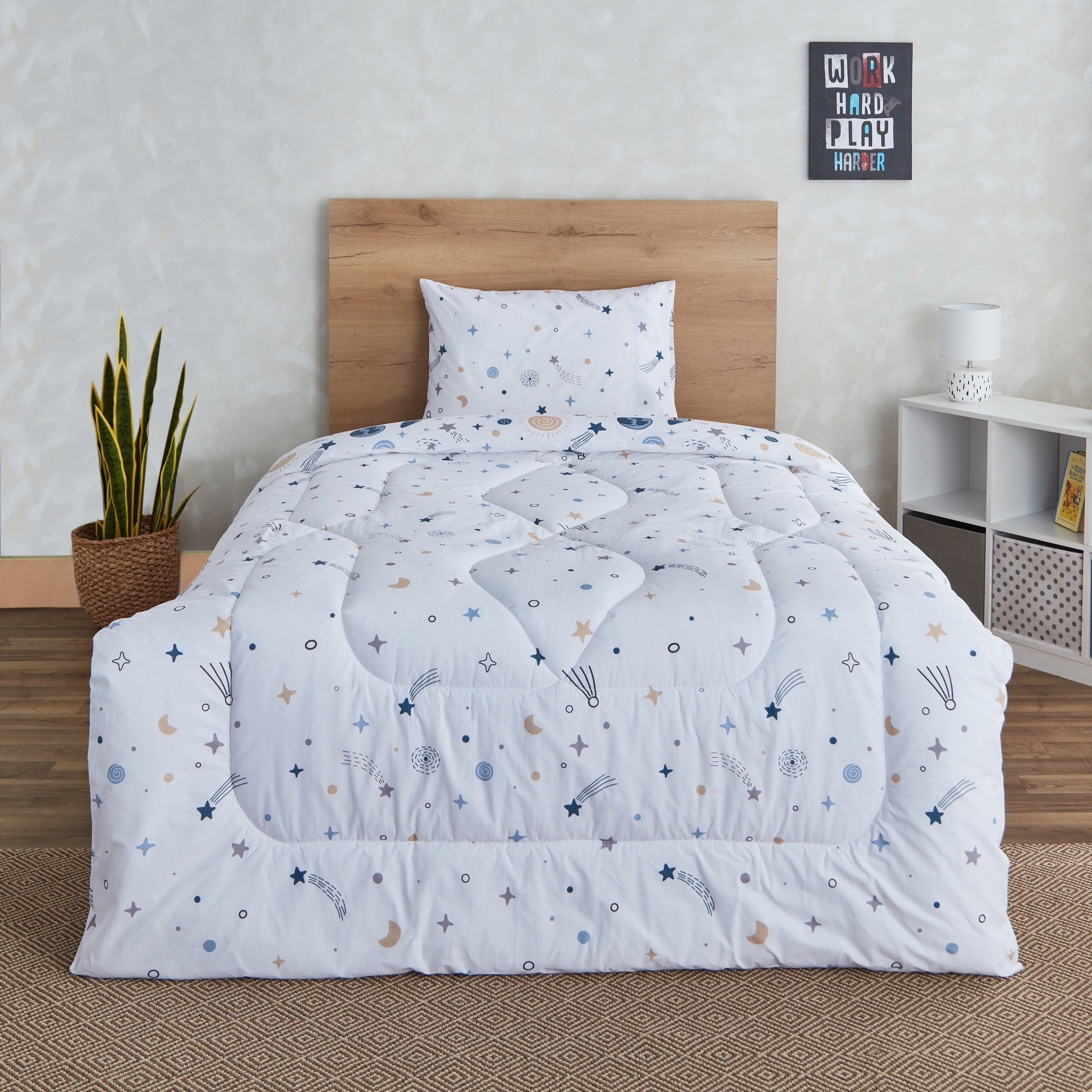طقم لحاف توين قطن قطعتين كوسمو من هاري - 160x220 سم-hbxhomeware-hbxkidsandyouth-image-2
