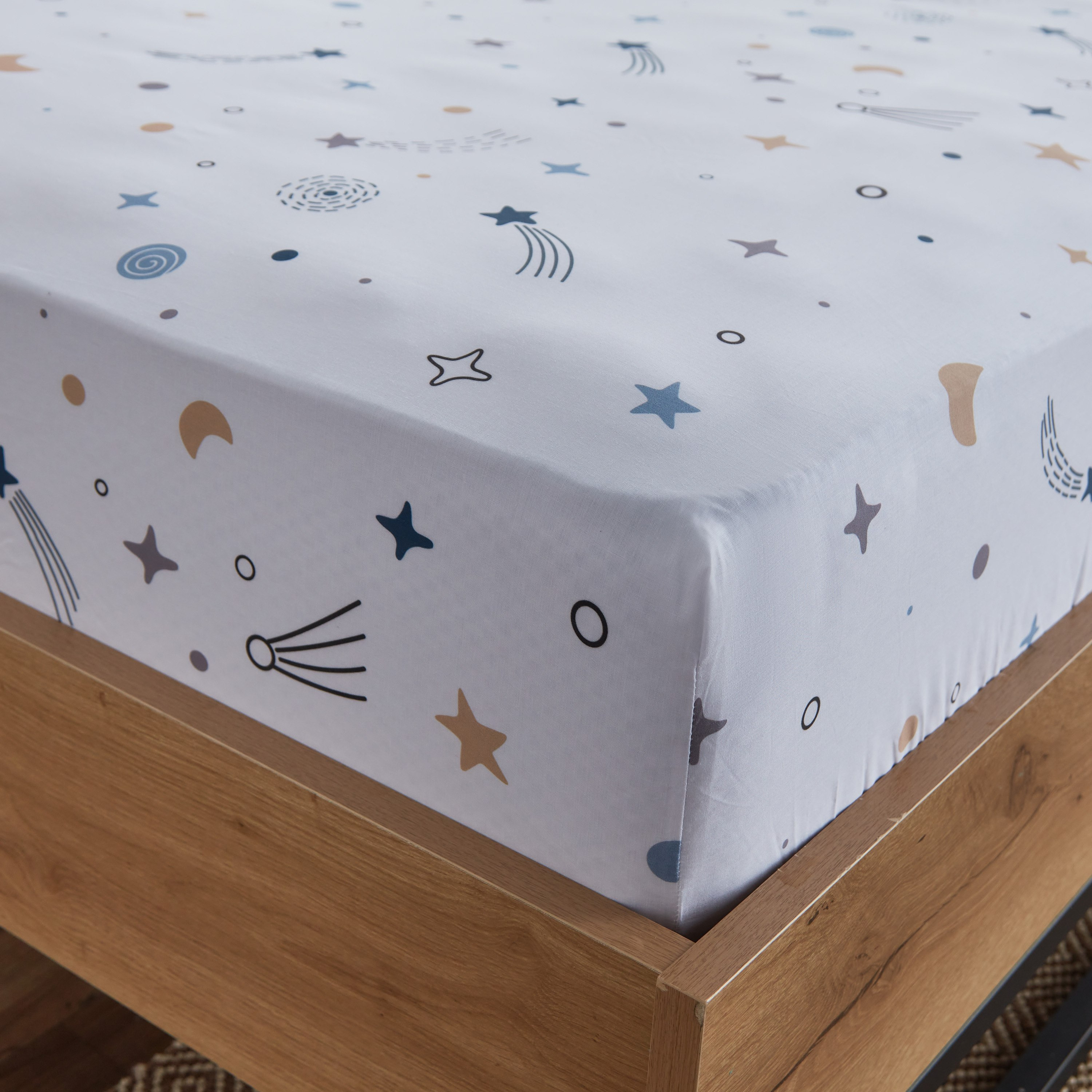 Harry Kosmo Cotton Twin Fitted Sheet - 120x200+25 cm-hbxhomeware-hbxkidsandyouth-image-5