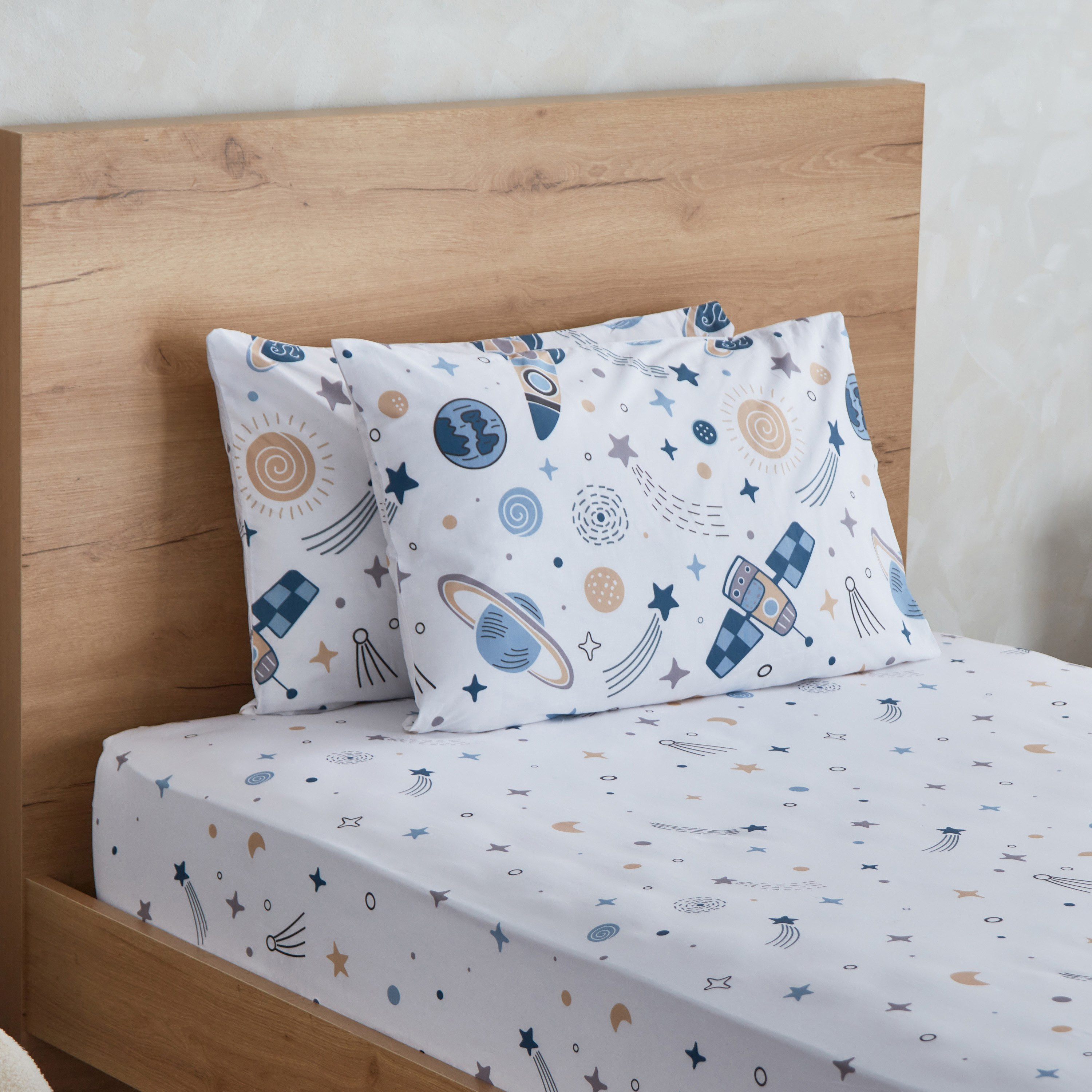 Harry Kosmo 2-Piece Cotton Pillow Cover Set - 50x75 cm-hbxhomeware-hbxkidsandyouth-image-1