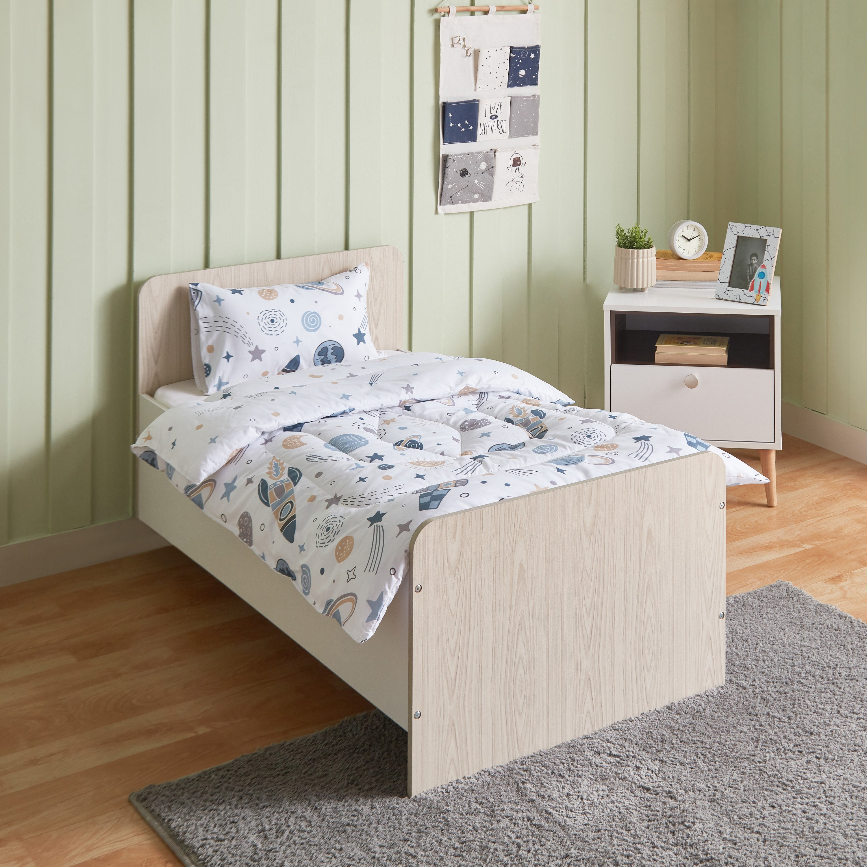 طقم لحاف تودلر قطن قطعتين كوسمو من هاري - 160x220 سم-hbxhomeware-hbxkidsandyouth-image-1
