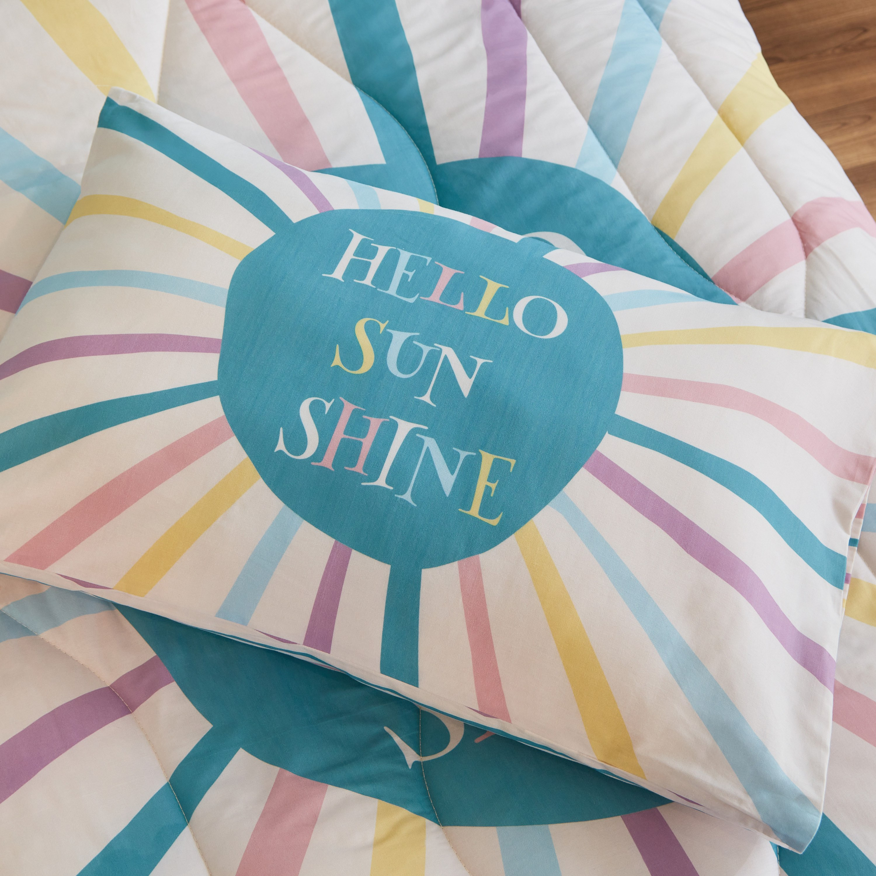 طقم لحاف فردي قطن قطعتين هالو صن شاين من هيرميوني - 135x220 سم-hbxhomeware-hbxkidsandyouth-image-8