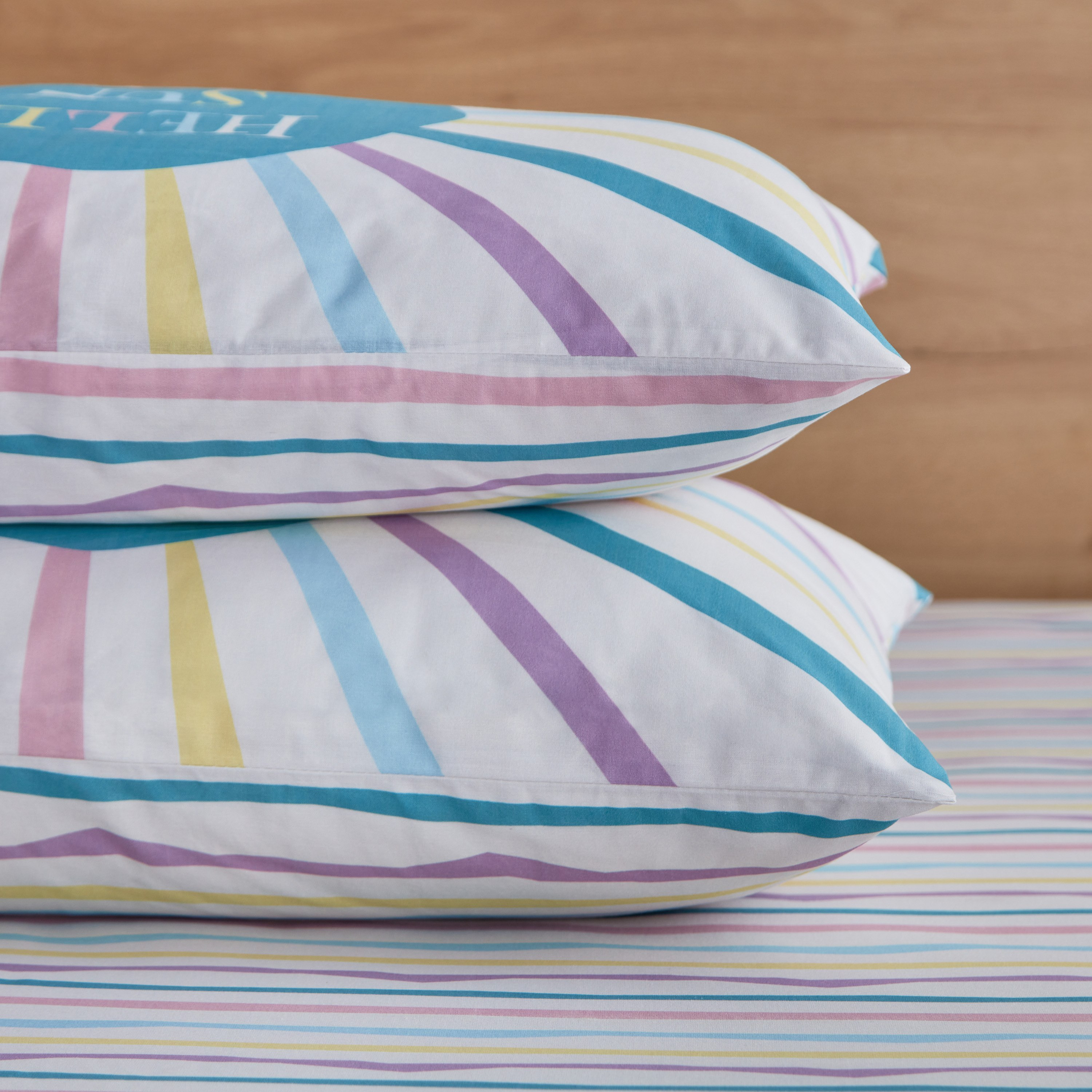 طقم غطاء وسادة قطن قطعتين هالو صن شاين من هيرميوني- 50x75 سم-hbxhomeware-hbxkidsandyouth-image-4