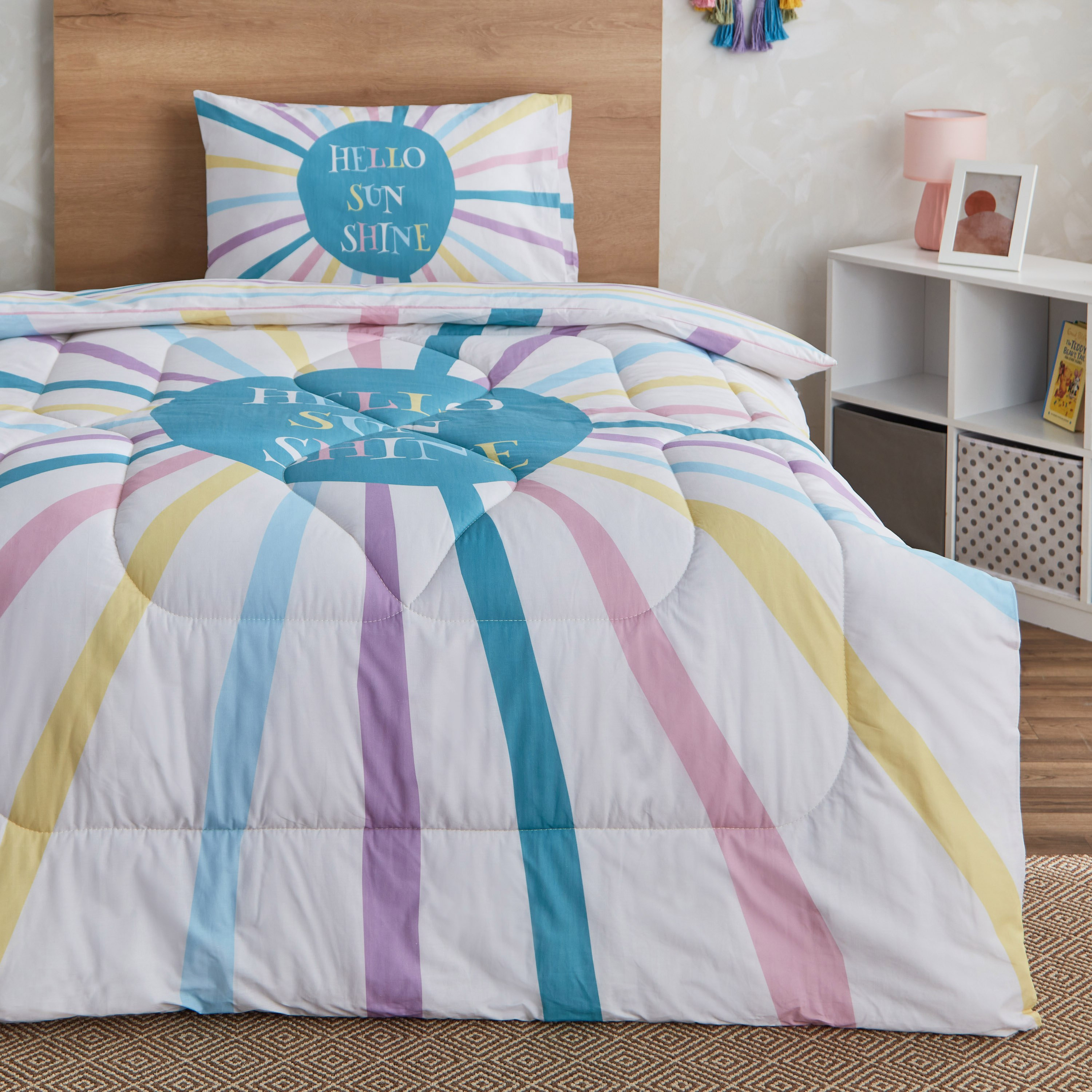 طقم لحاف توين قطن - قطعتين هالو صن شاين من هيرميوني- 160x220 سم-hbxhomeware-hbxkidsandyouth-image-2