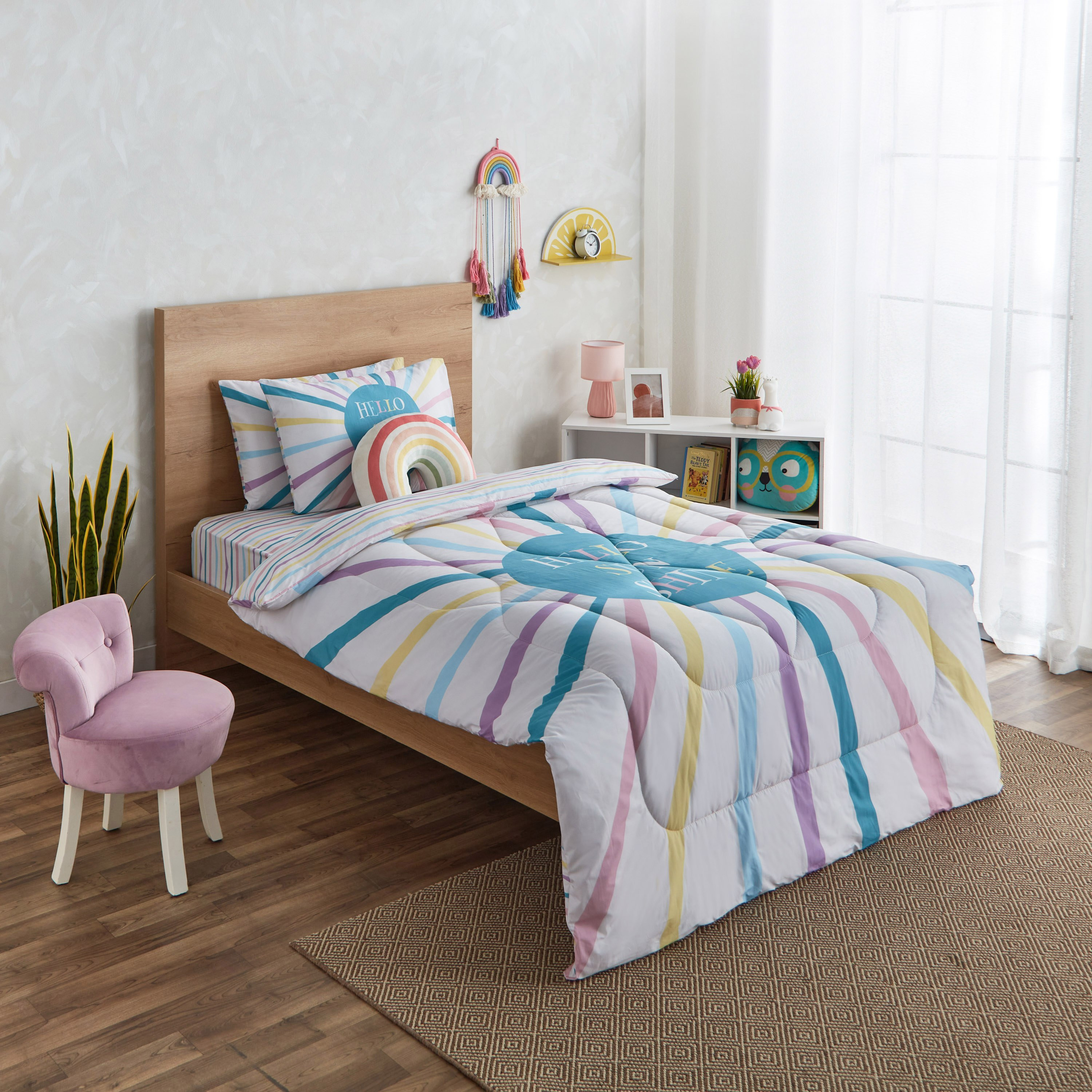 طقم لحاف توين قطن - قطعتين هالو صن شاين من هيرميوني- 160x220 سم-hbxhomeware-hbxkidsandyouth-image-10