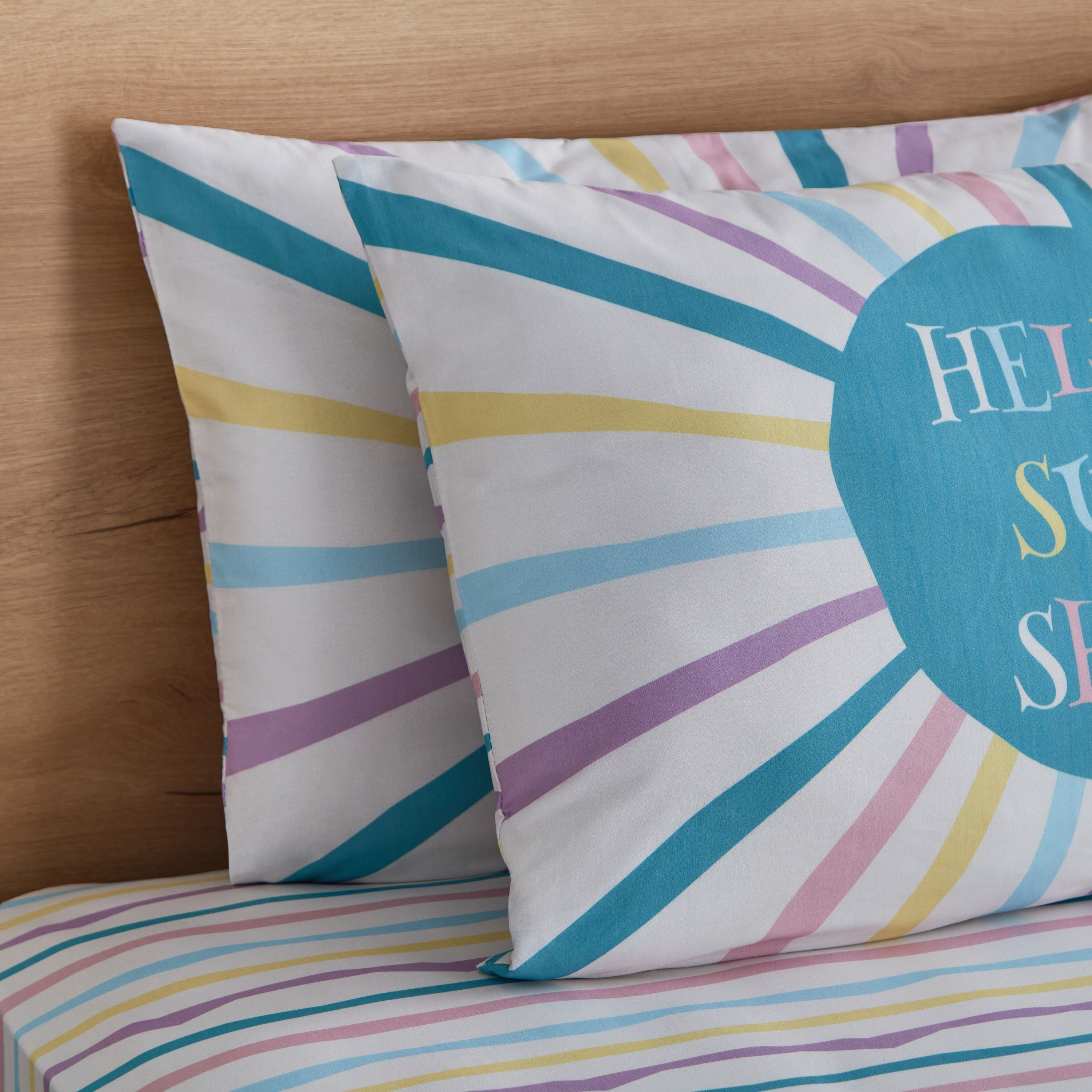 طقم أغطية وسائد قطن قطعتين هالو صن شاين من هيرميوني - 50x75 سم-hbxhomeware-hbxkidsandyouth-image-3