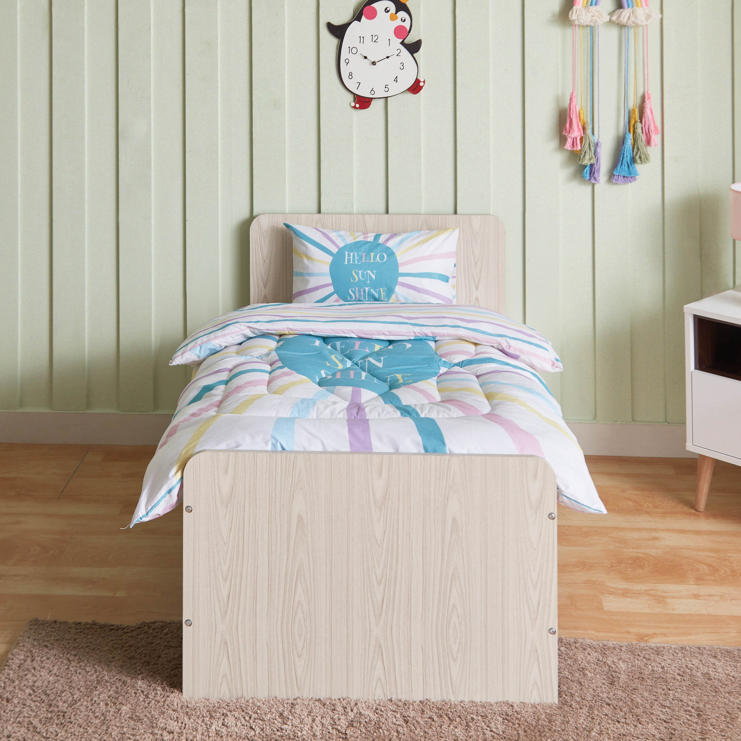 طقم لحاف أطفال قطن قطعتين هالو صن شاين من هيرميوني - 100x140 سم-hbxhomeware-hbxkidsandyouth-image-2