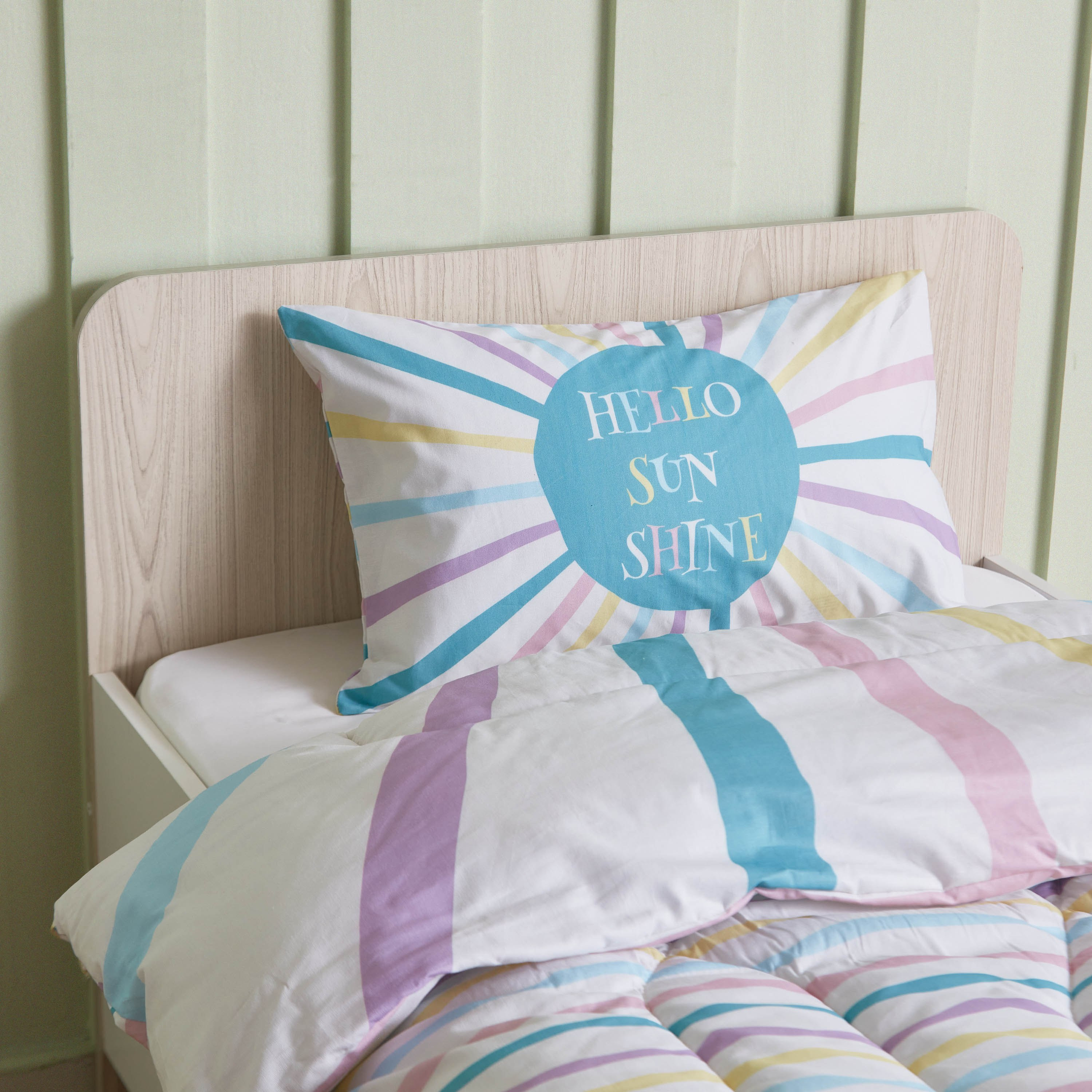 طقم لحاف أطفال قطن قطعتين هالو صن شاين من هيرميوني - 100x140 سم-hbxhomeware-hbxkidsandyouth-image-4