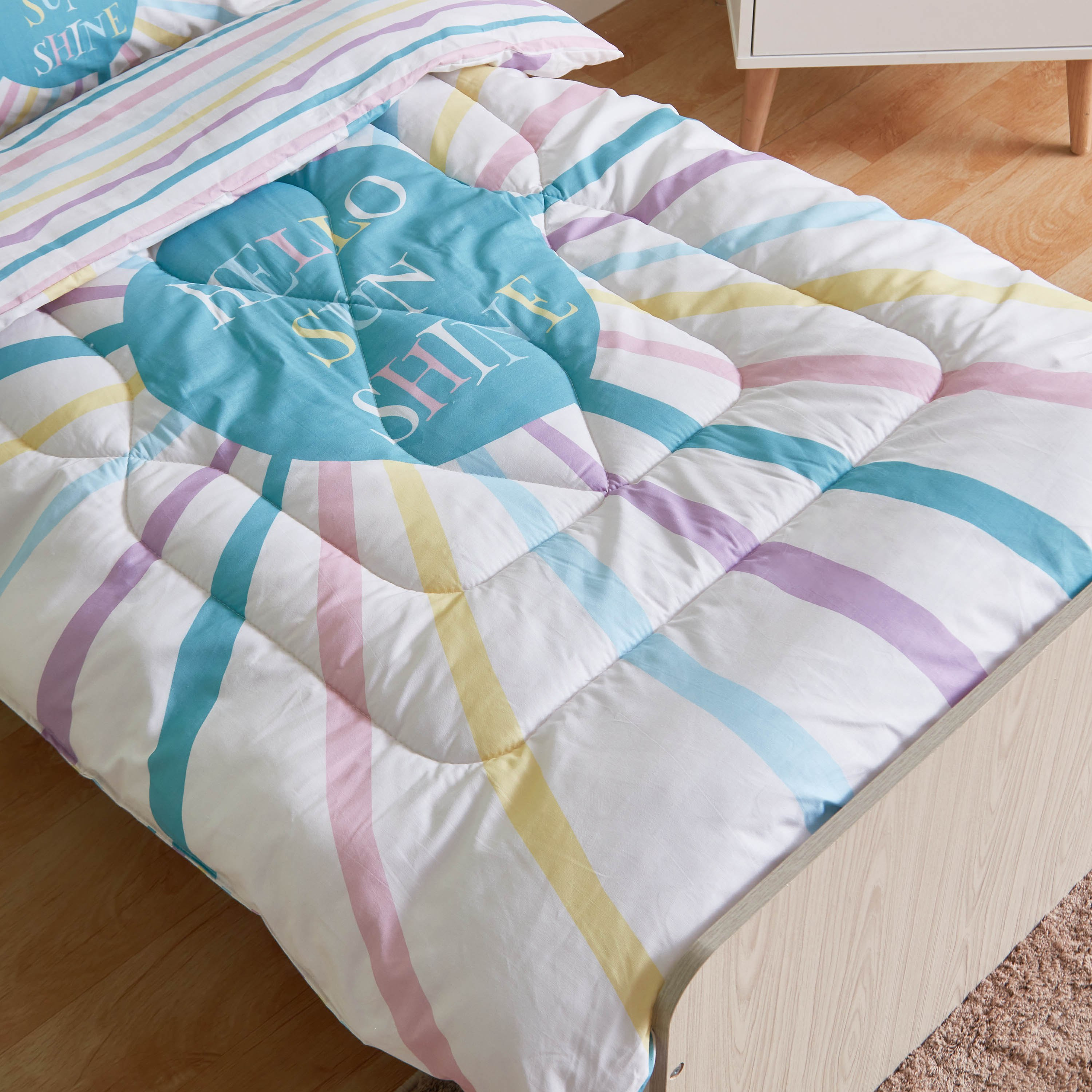 طقم لحاف أطفال قطن قطعتين هالو صن شاين من هيرميوني - 100x140 سم-hbxhomeware-hbxkidsandyouth-image-5
