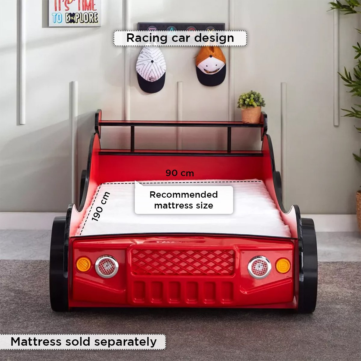 سرير تصميم سيارة سباق فردي من سوبريم إنيرجي - 90x190 سم-hbxfurniture-bedsandbedsets-beds-single-image-7