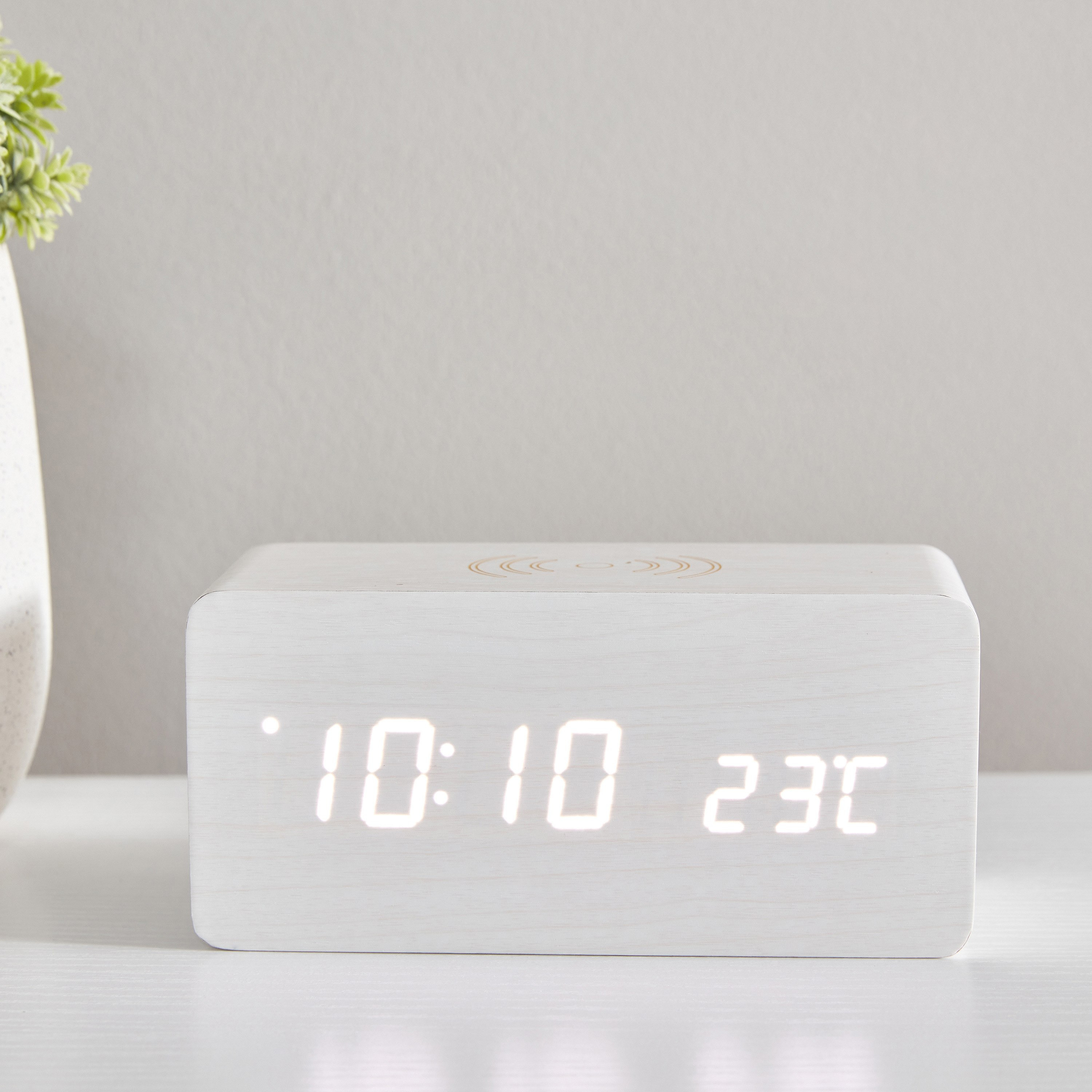 Espiri LED Wooden Clock with Bluetooth Speaker and Voice Control - 15x7x7 cm-PROMO_HB_AE_B1G1_250925-image-3